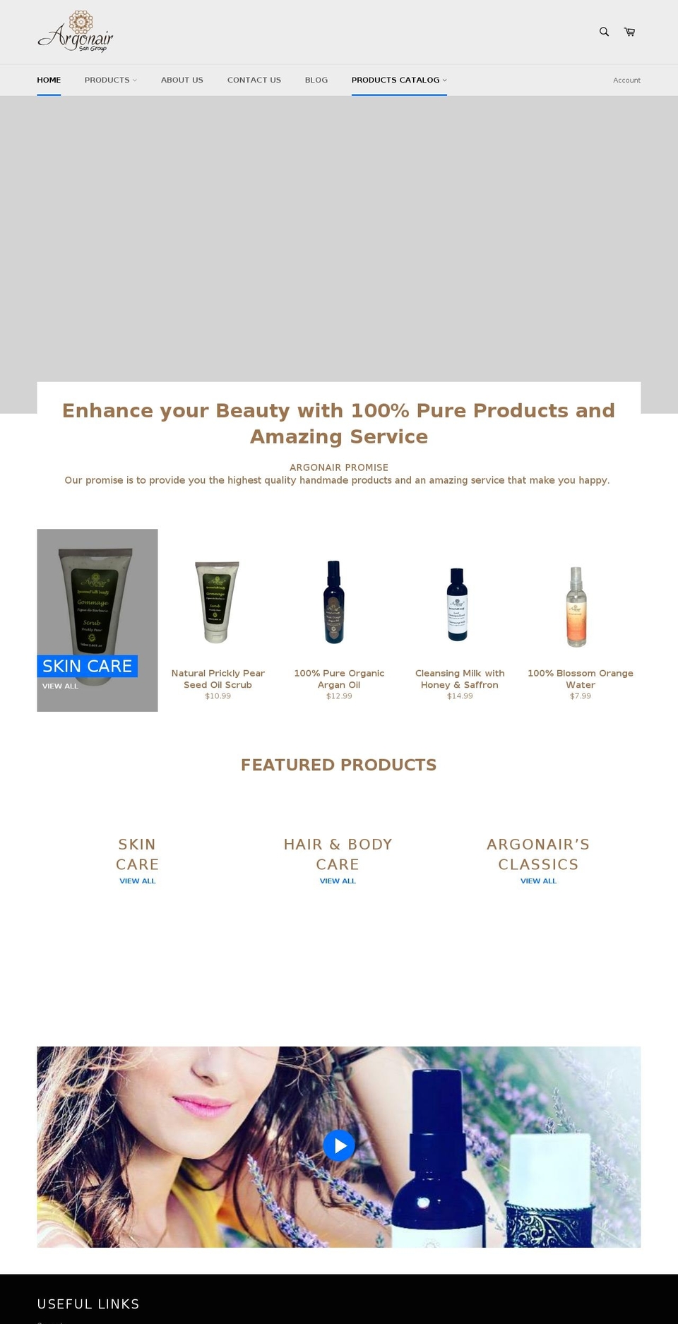 argonairsangroup.com — Shopify storefront screenshot