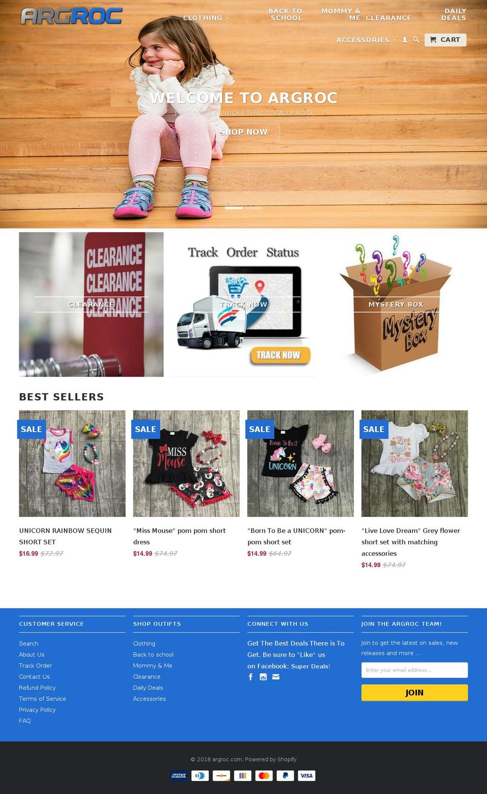 ARGROC Theme Shopify theme site example argroc.com
