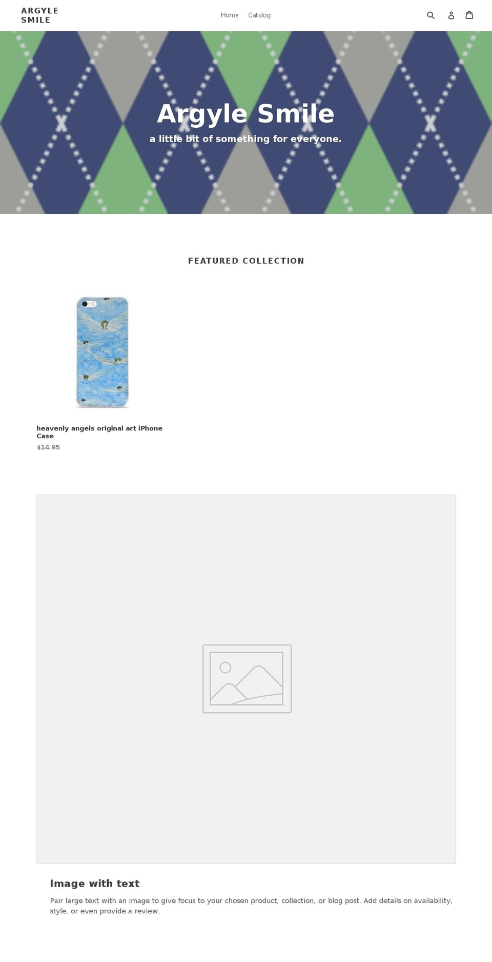 argylesmile.com — Shopify storefront screenshot