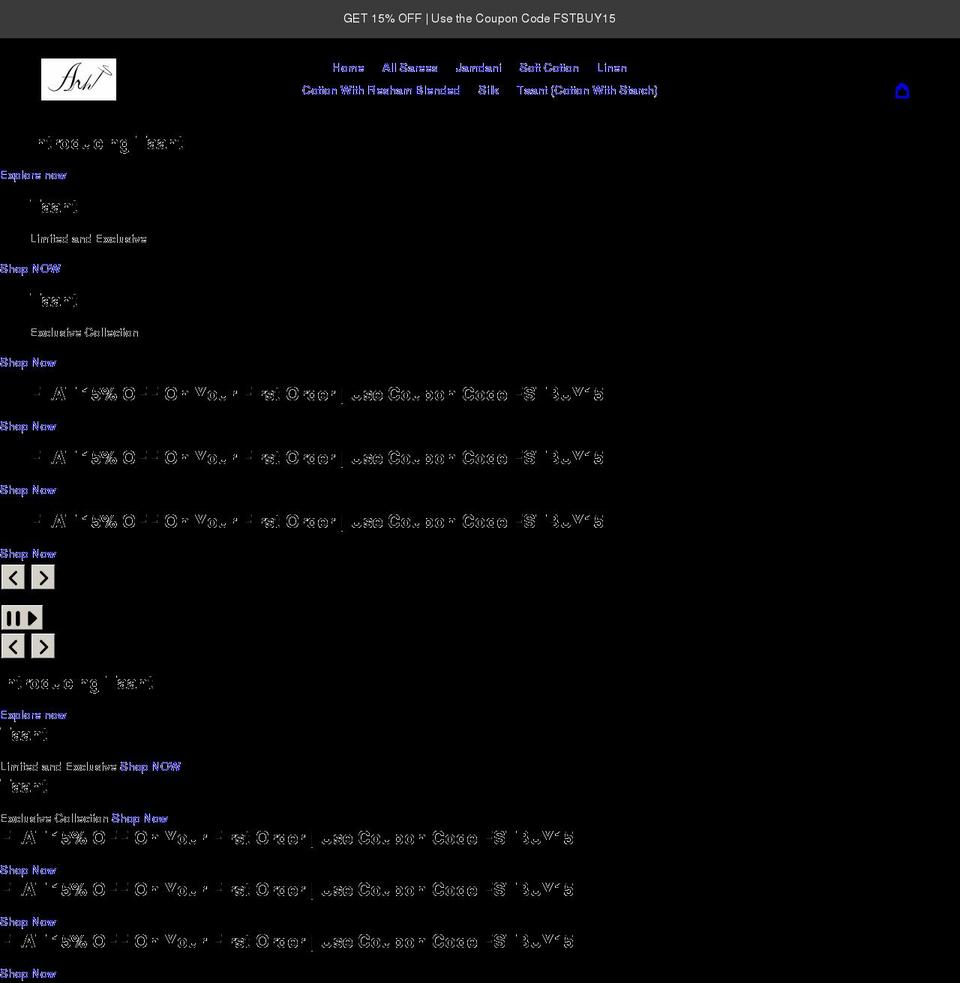 arhi.in shopify website screenshot