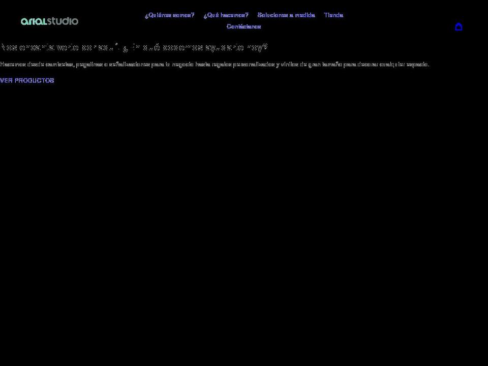 arialstudio.com shopify website screenshot