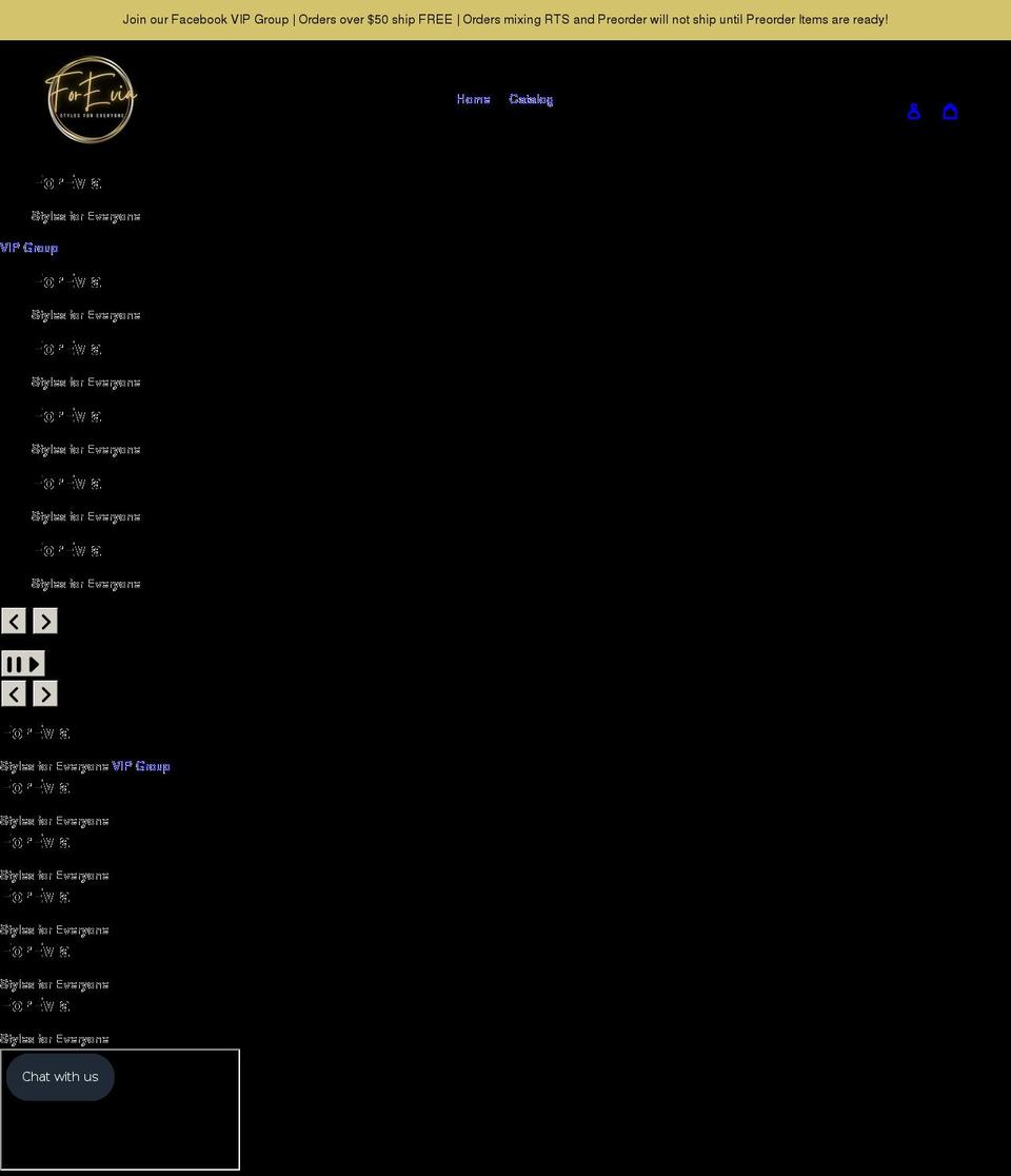 ariasclosetshop.com shopify website screenshot