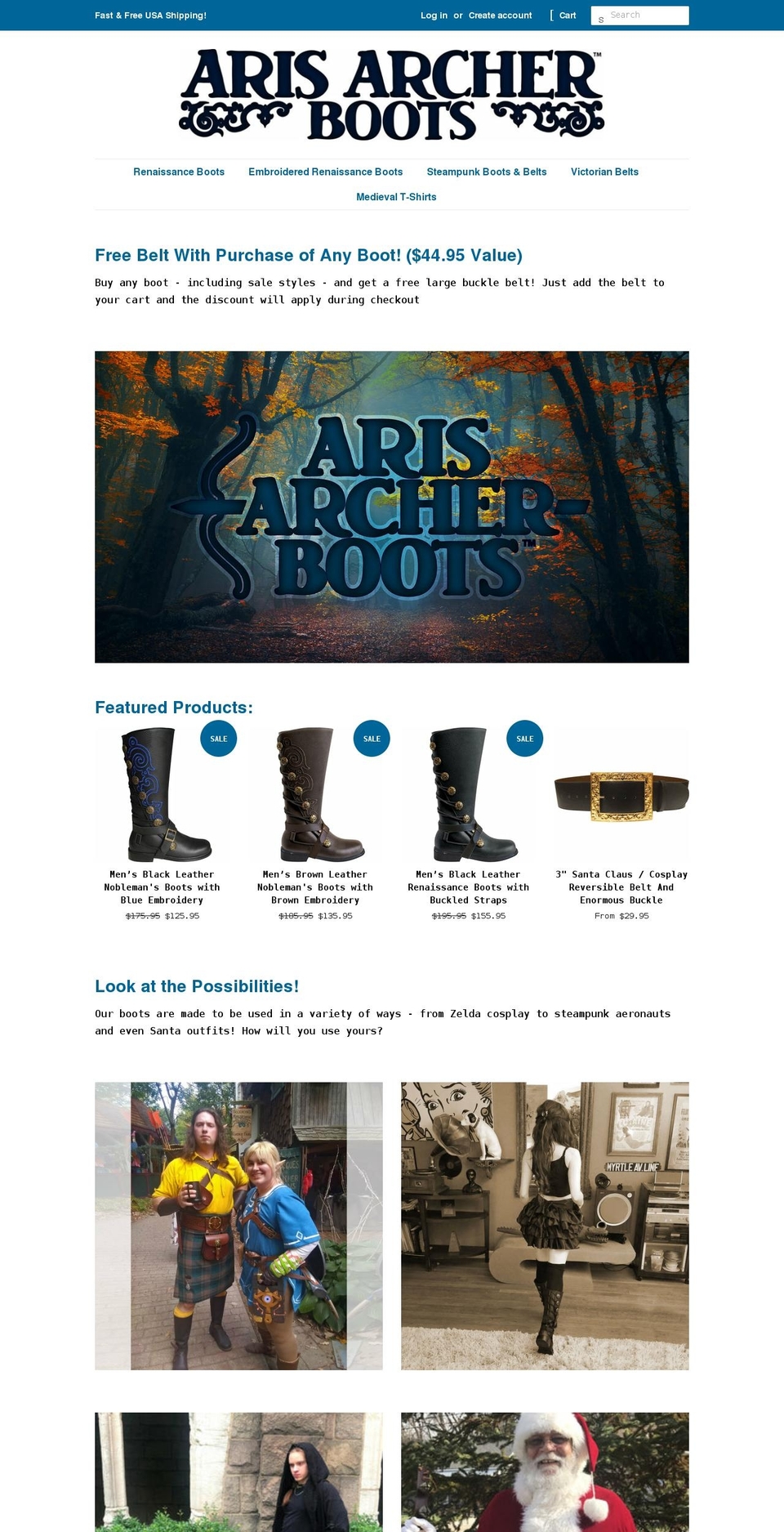arisarcher.com shopify website screenshot