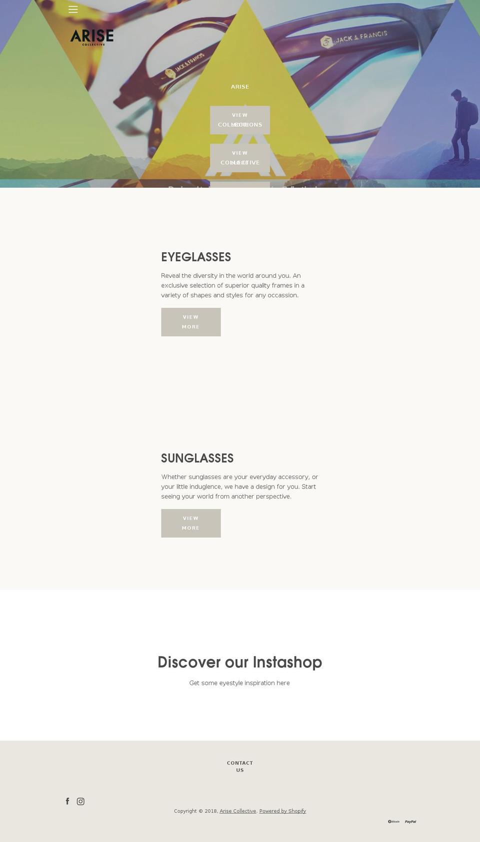 JiraDirk Shopify theme site example arisecollective.com