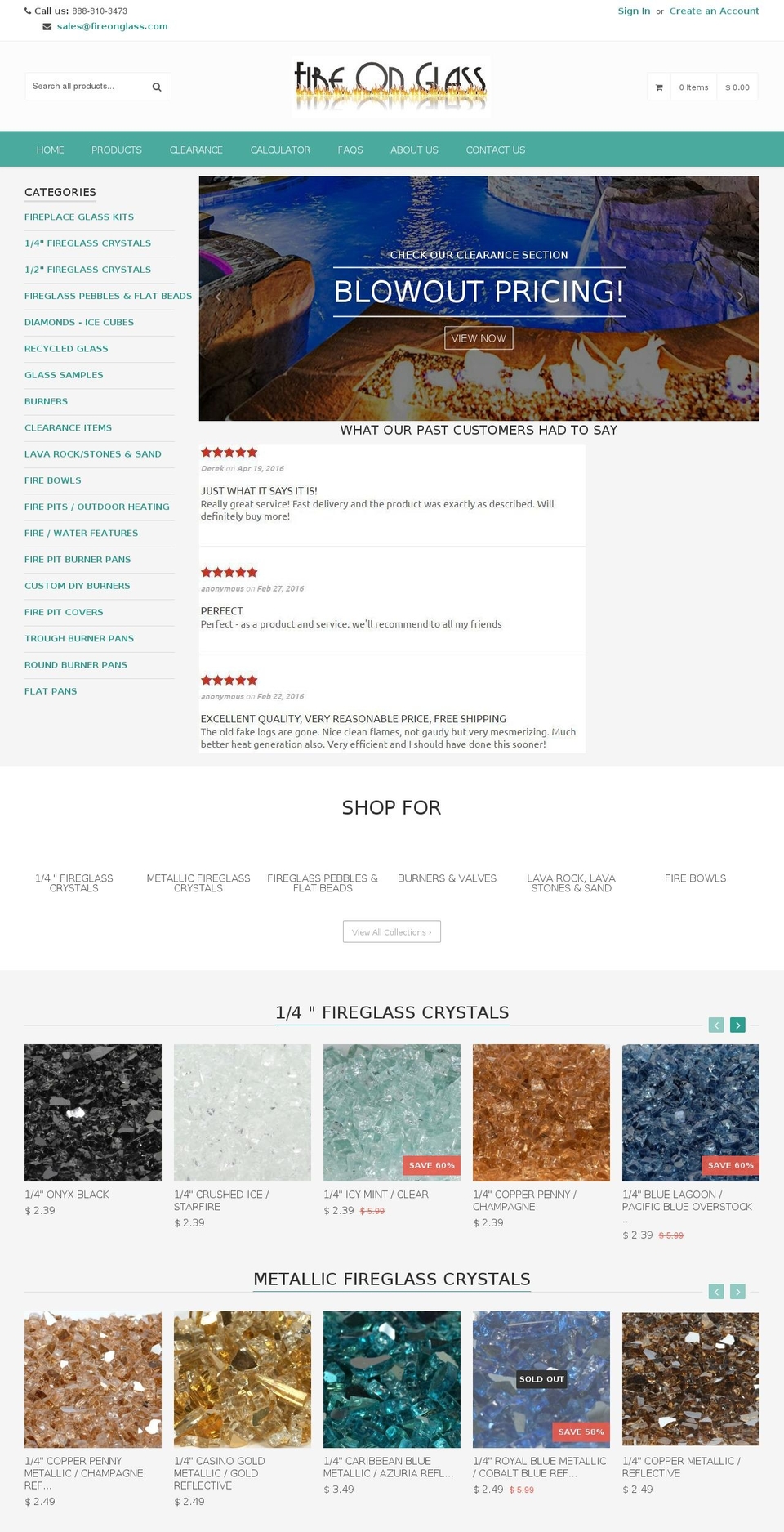 qrack-v1-4-6 Shopify theme site example arizonafireglass.com