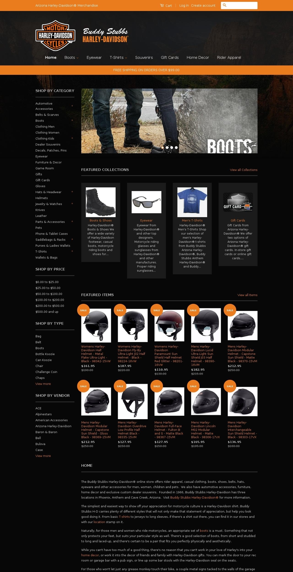 arizonaharleydavidson.com shopify website screenshot