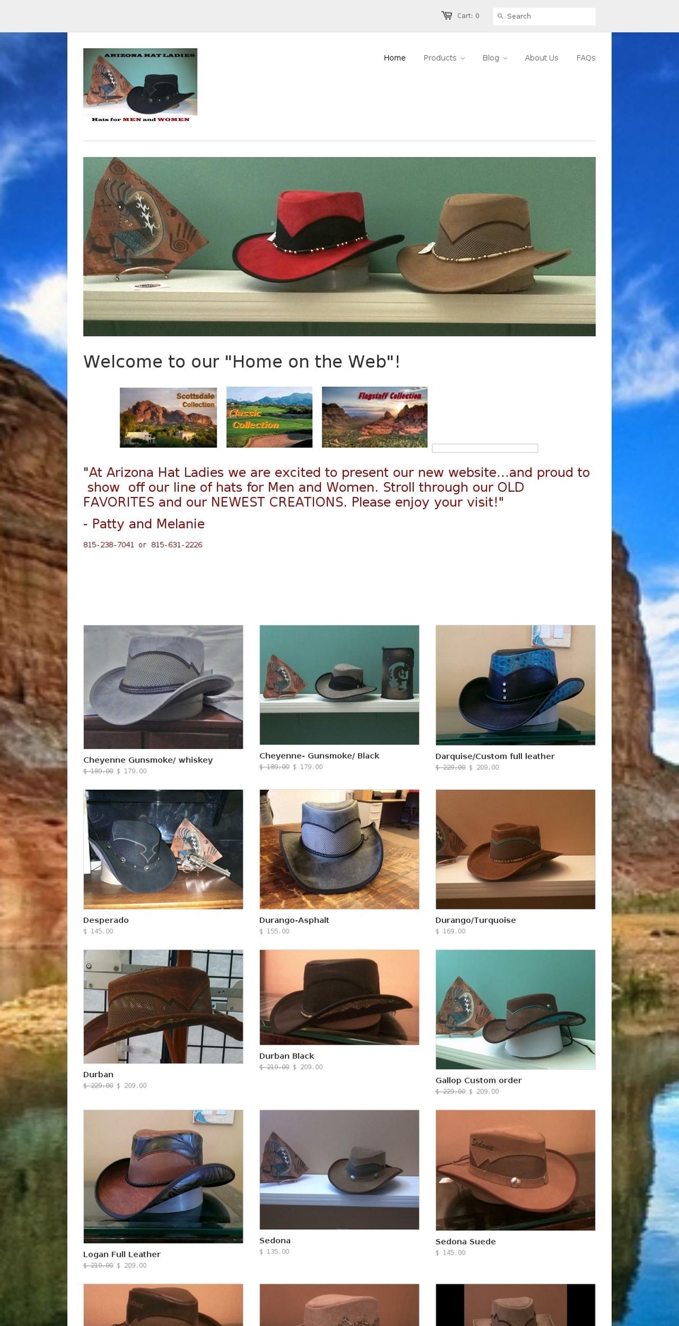 arizonahattitudes.com — Shopify storefront screenshot