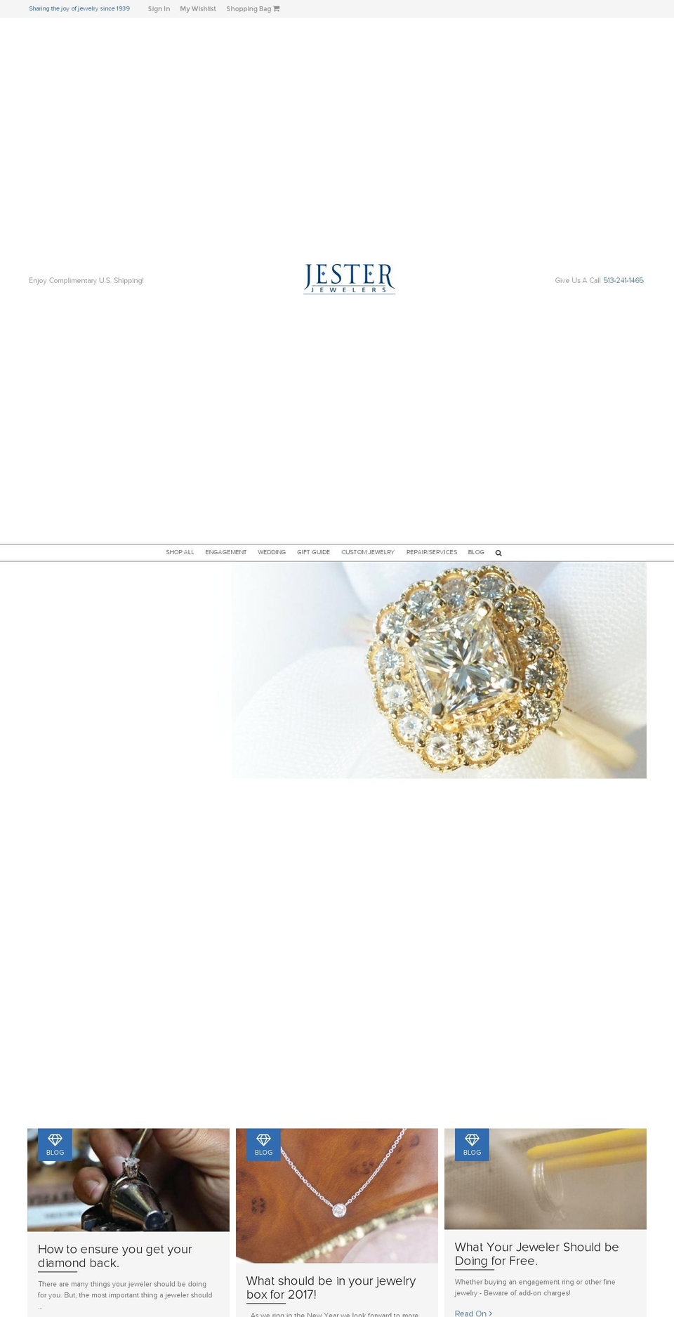 JesterJewelers Shopify theme site example arjester.com