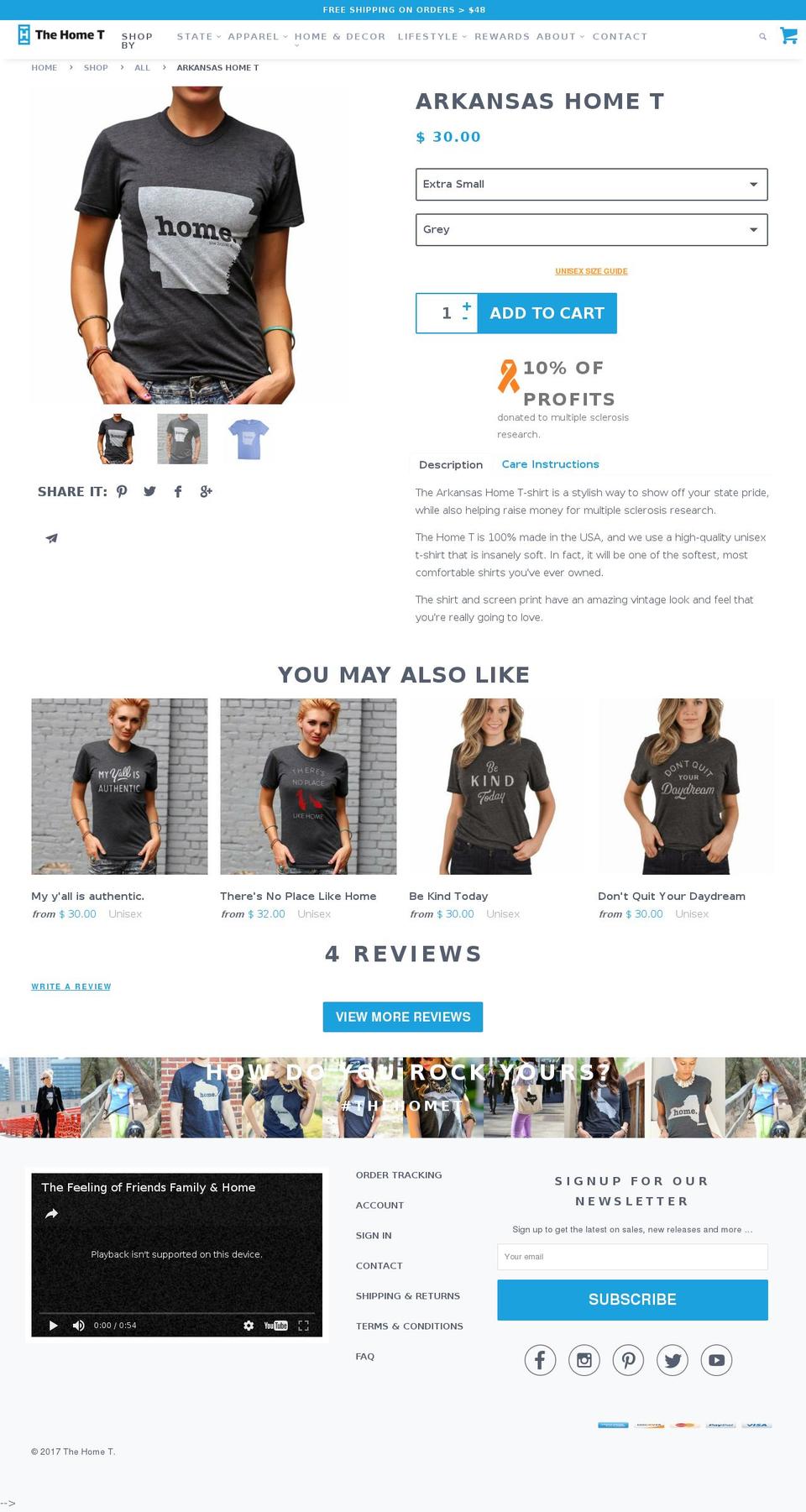 GripsOn - V2.12 Shopify theme site example arkansashometshirt.com