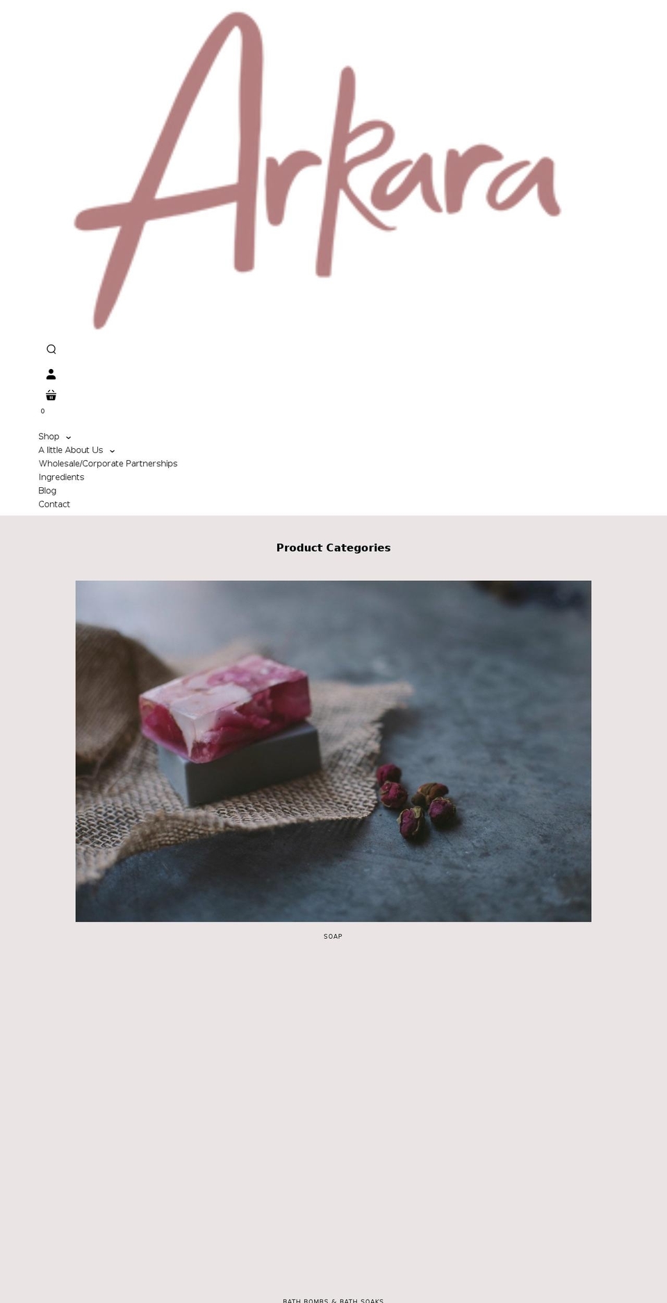 arkara.com.au shopify website screenshot