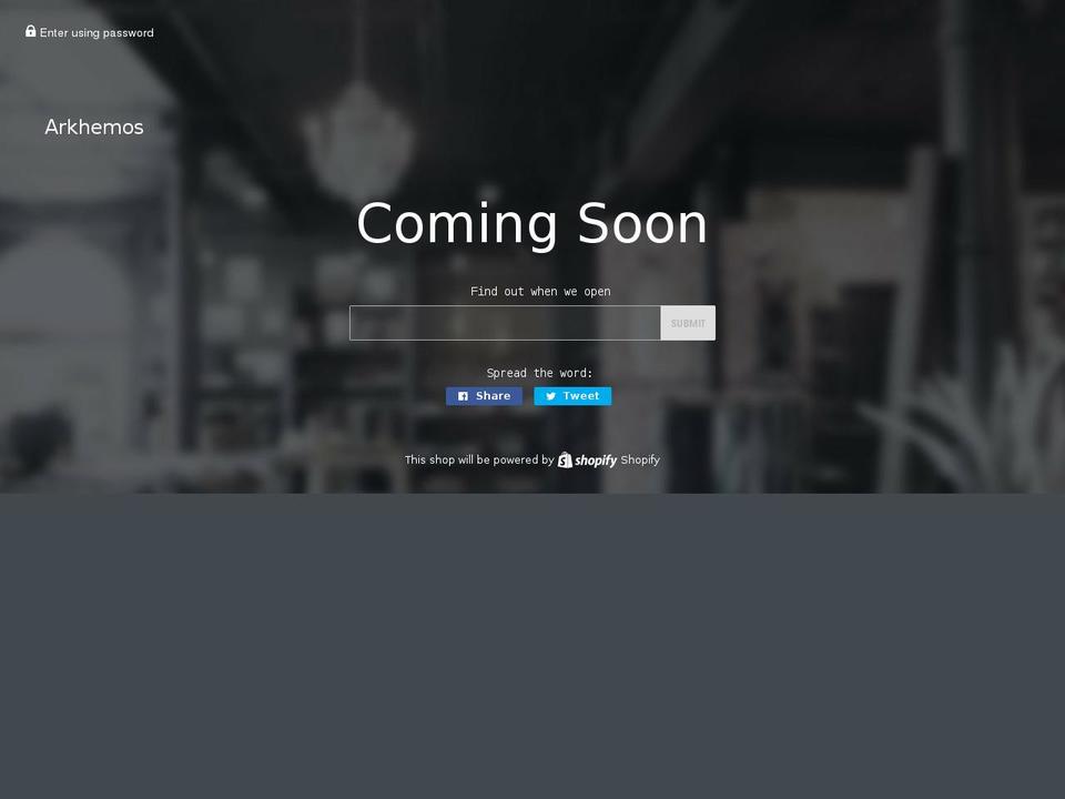 arkhemos.com — Shopify storefront screenshot