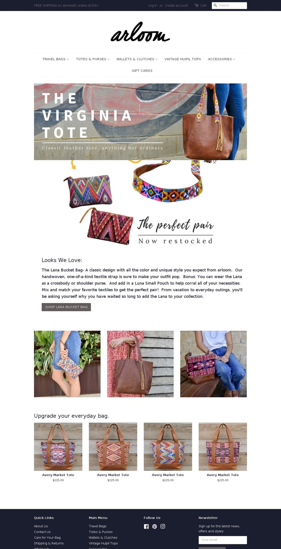 arloom.org shopify website screenshot