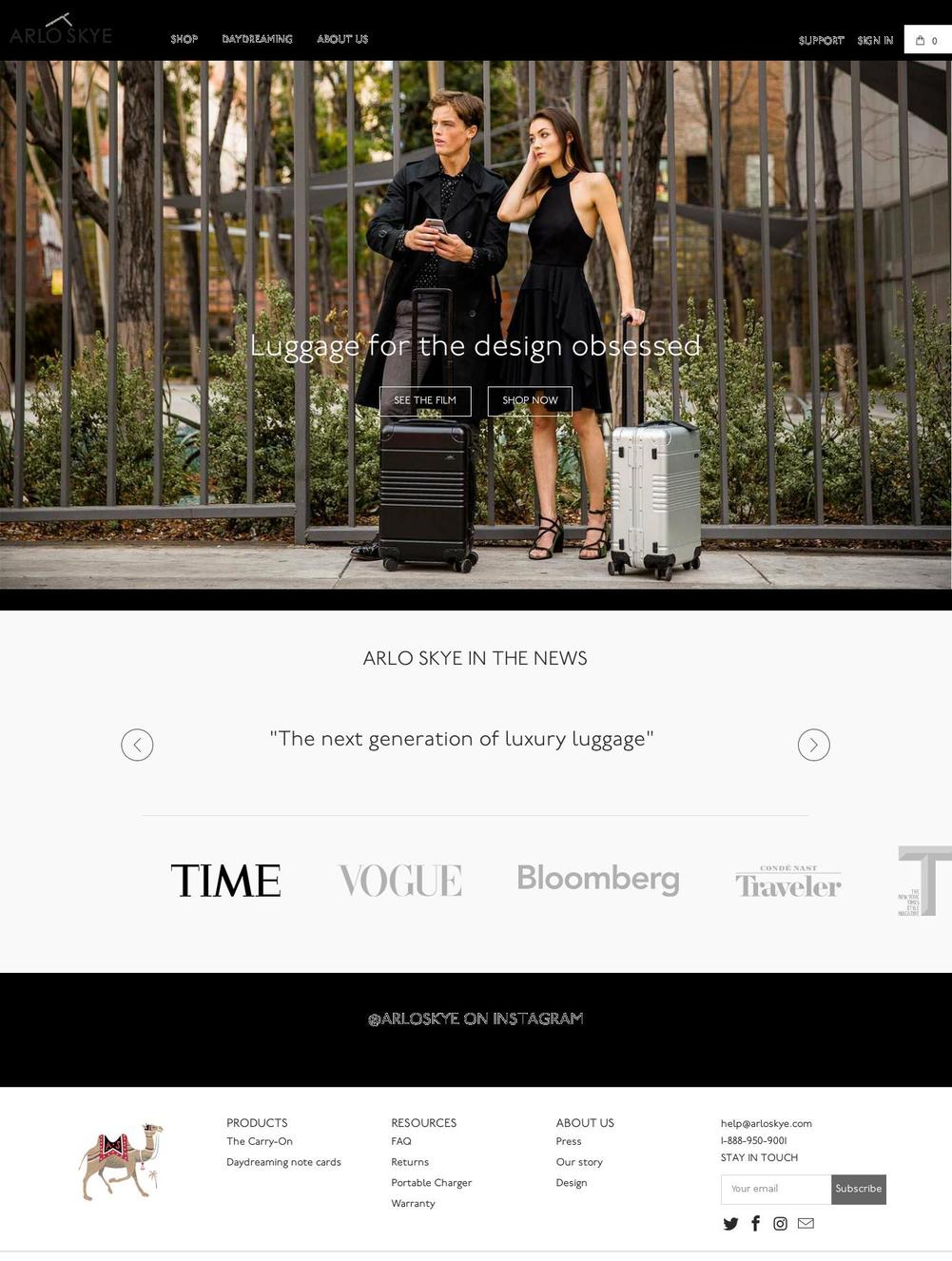 arlosky.com shopify website screenshot