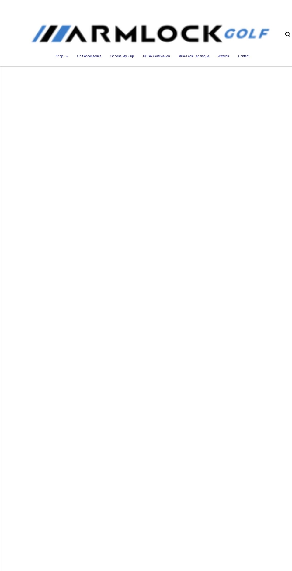 arm-lockgolf.com shopify website screenshot