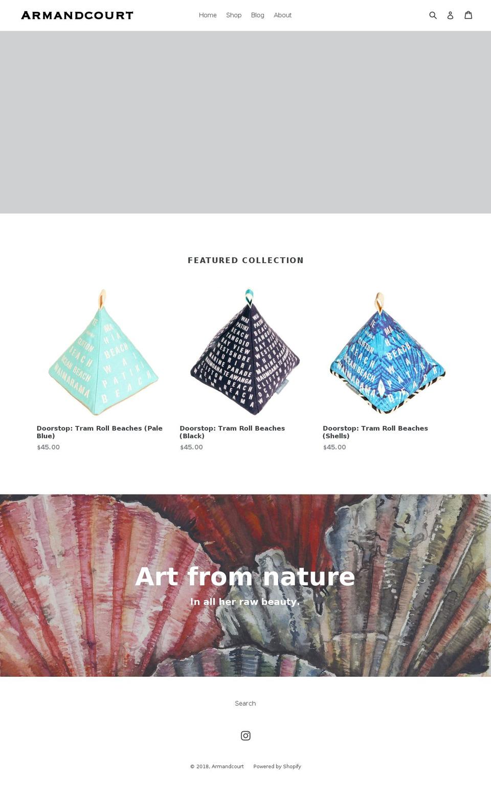 armandcourt.com — Shopify storefront screenshot