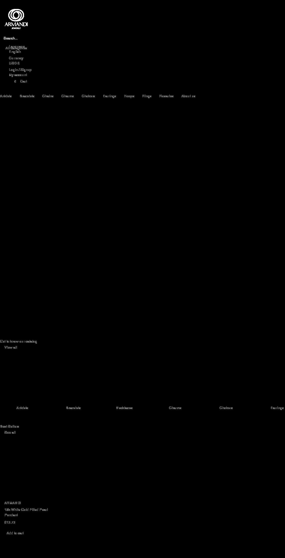 armandigf.com shopify website screenshot