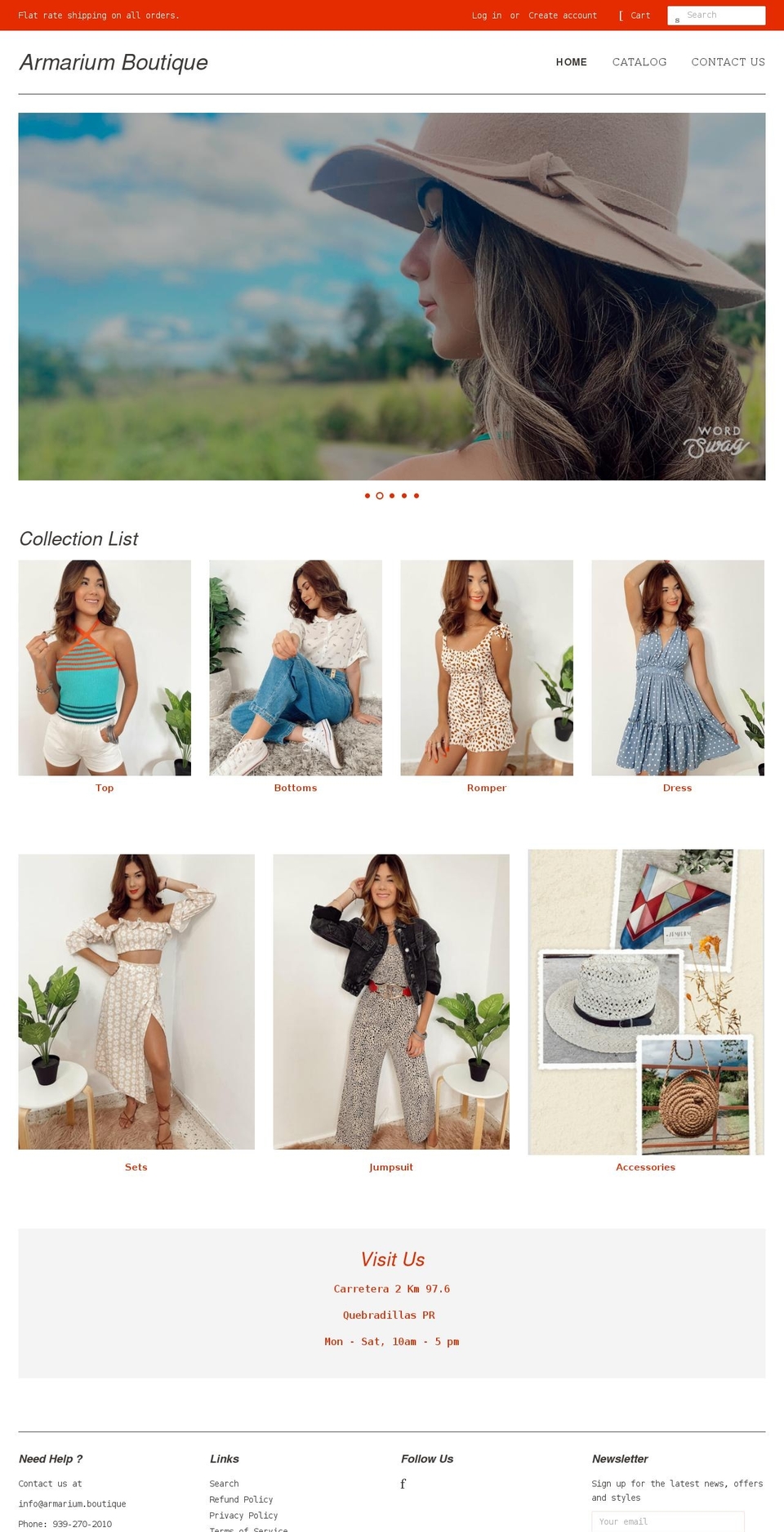 armarium.boutique shopify website screenshot