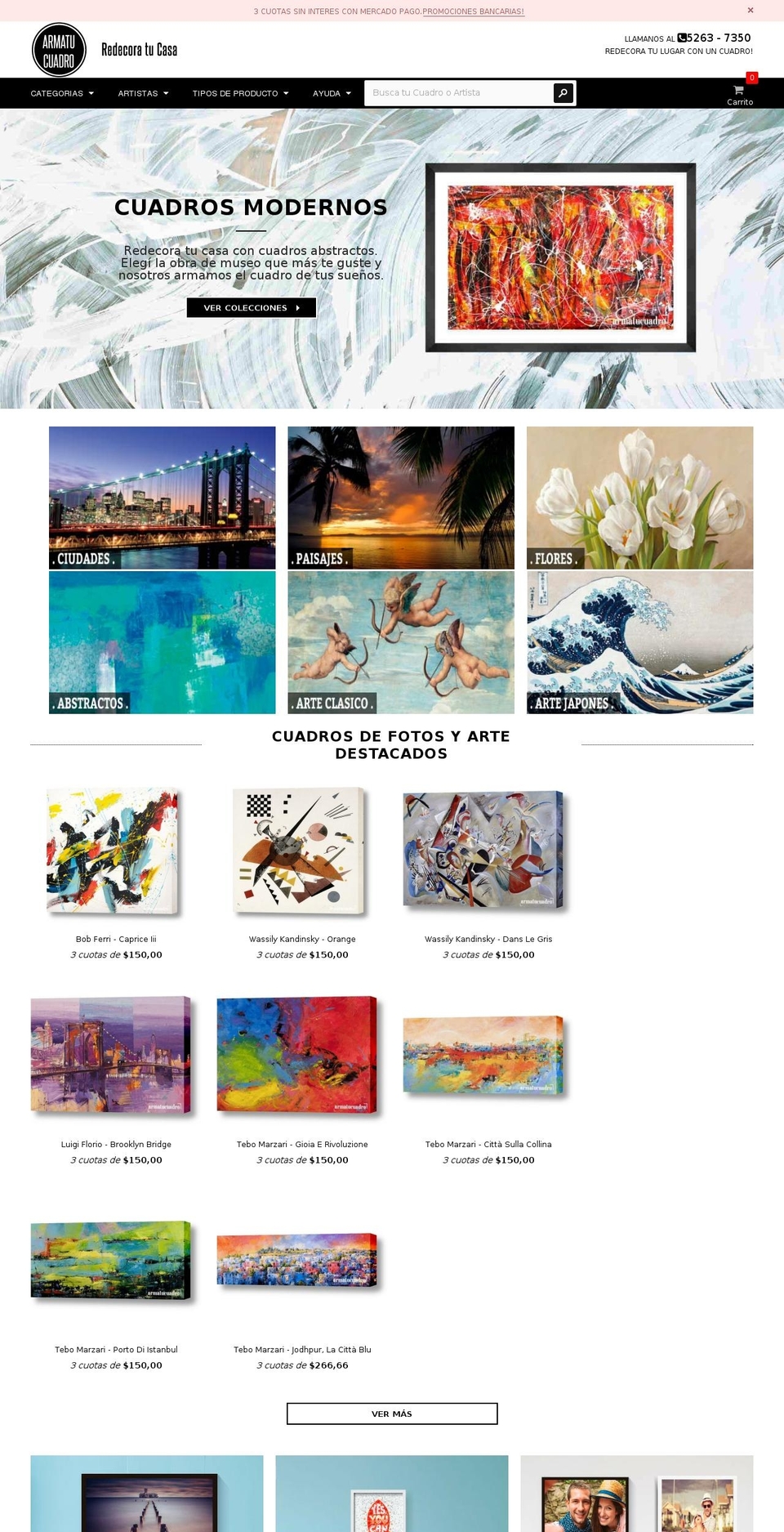 Armatucuadro - 25-03 Shopify theme site example armatucuadro.com