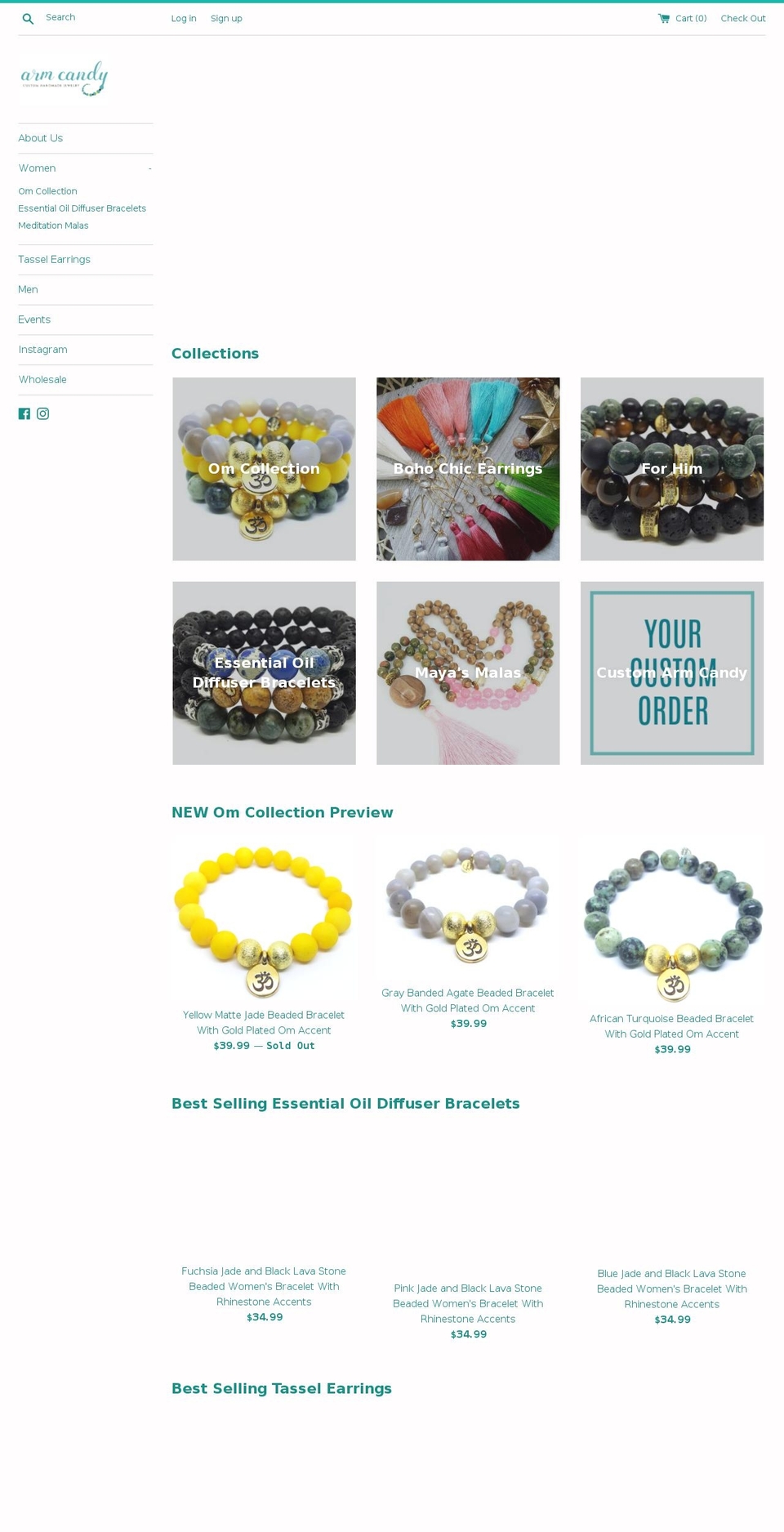armcandytexas.com shopify website screenshot