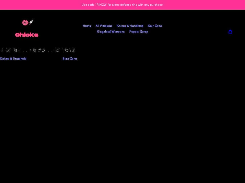 armedchicks.com shopify website screenshot