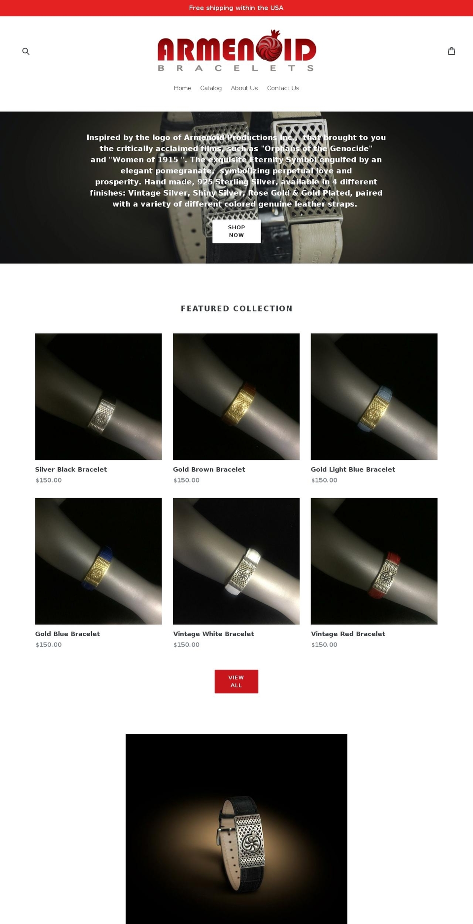 armenoidshop.com — Shopify storefront screenshot
