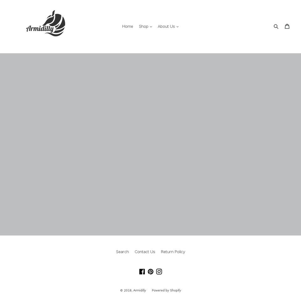 armidilly.com shopify website screenshot