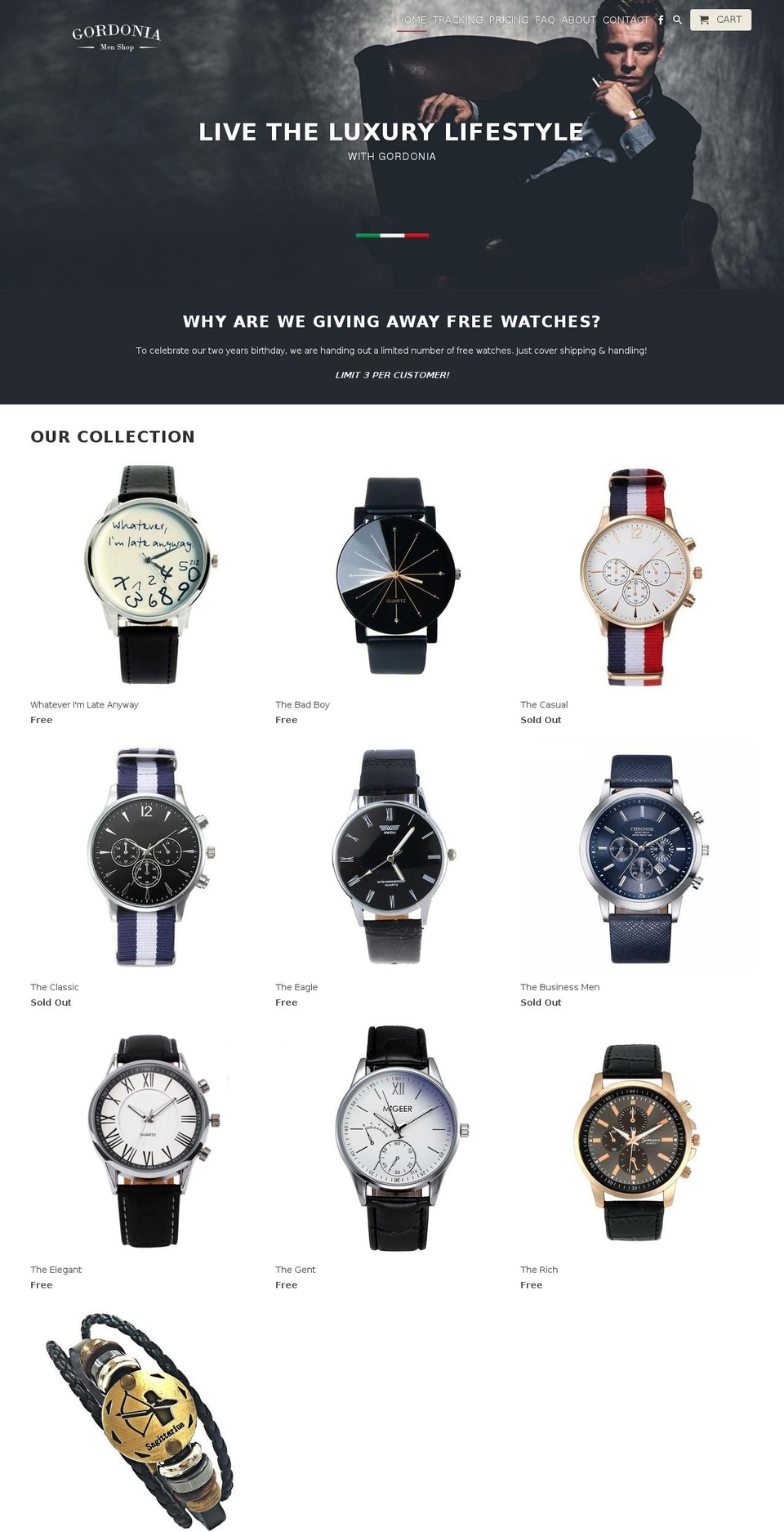 arminstore.com — Shopify storefront screenshot