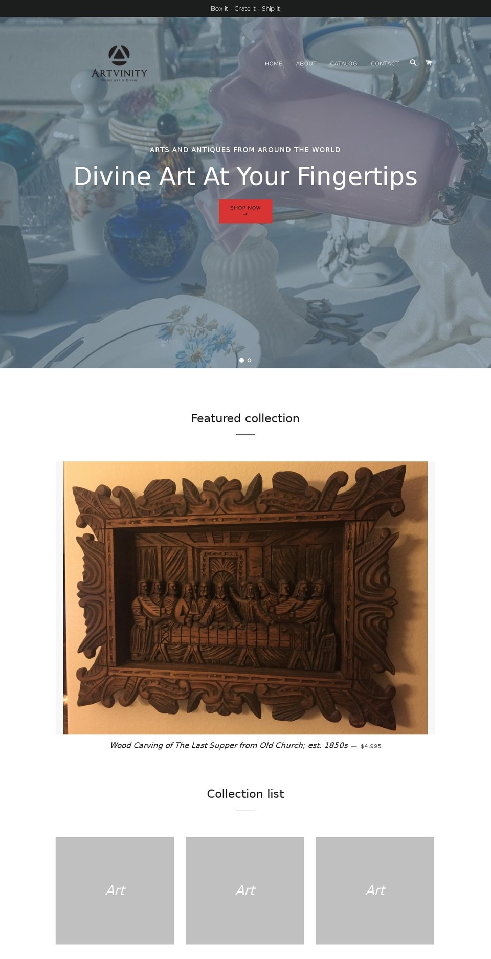 armonieart.com — Shopify storefront screenshot