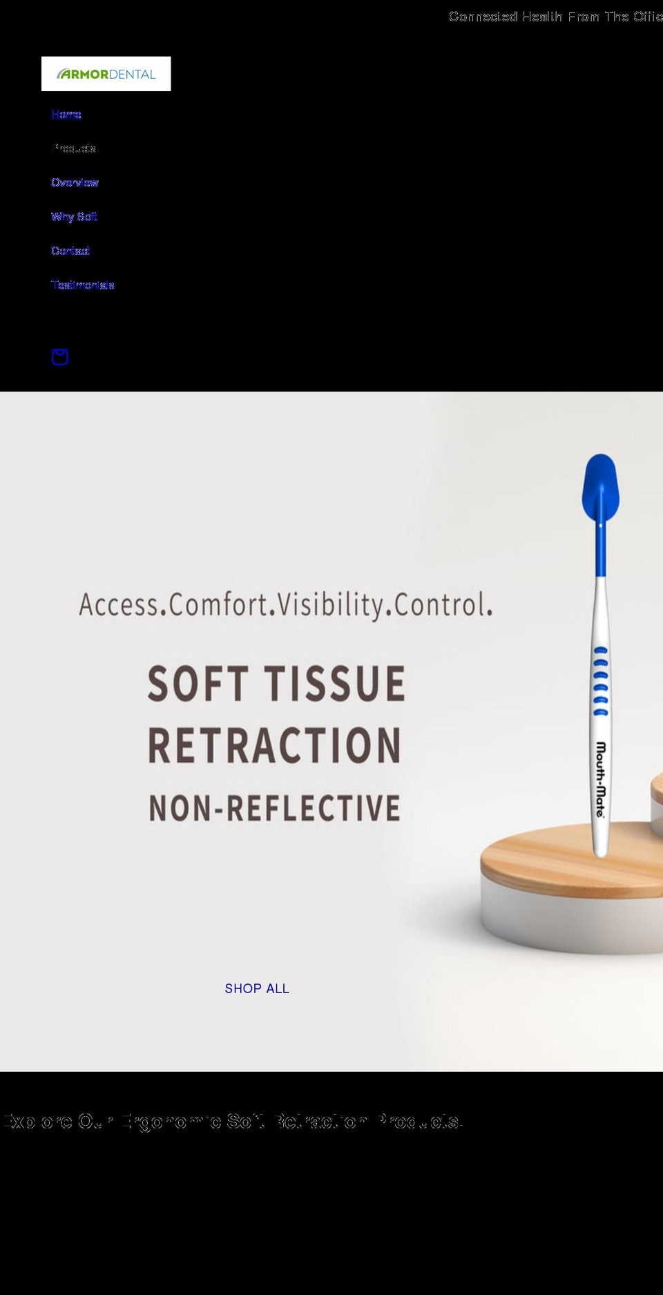 armor-dental.com shopify website screenshot