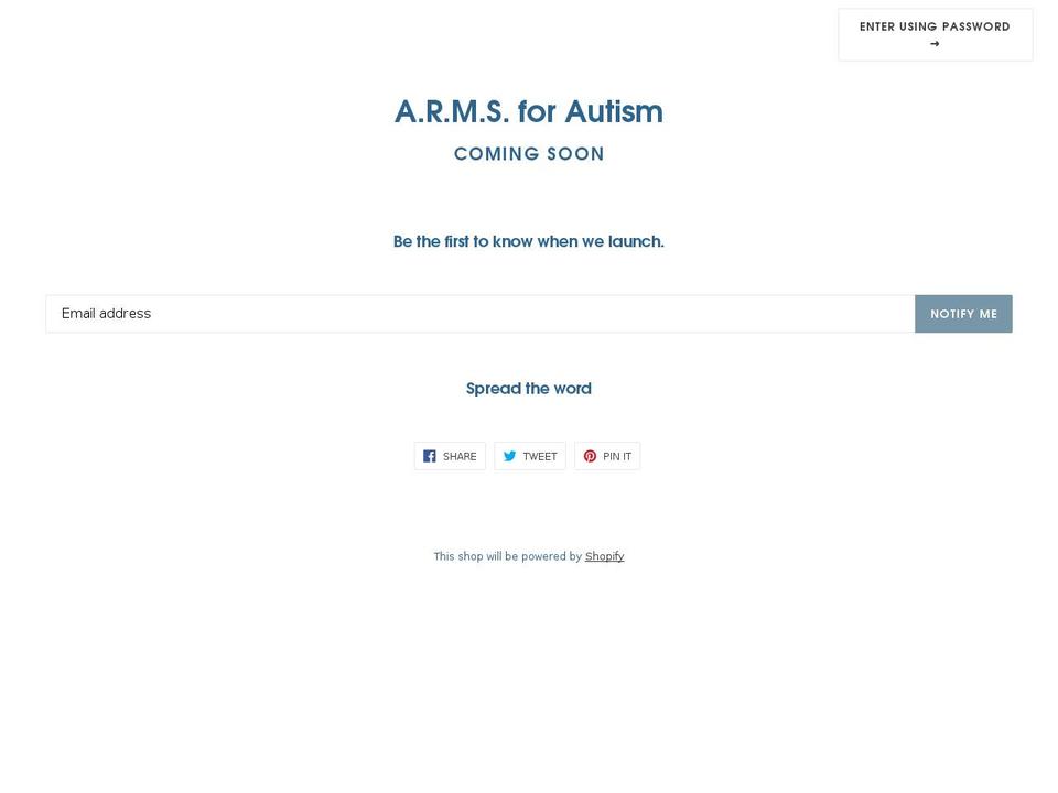 armstees.com — Shopify storefront screenshot