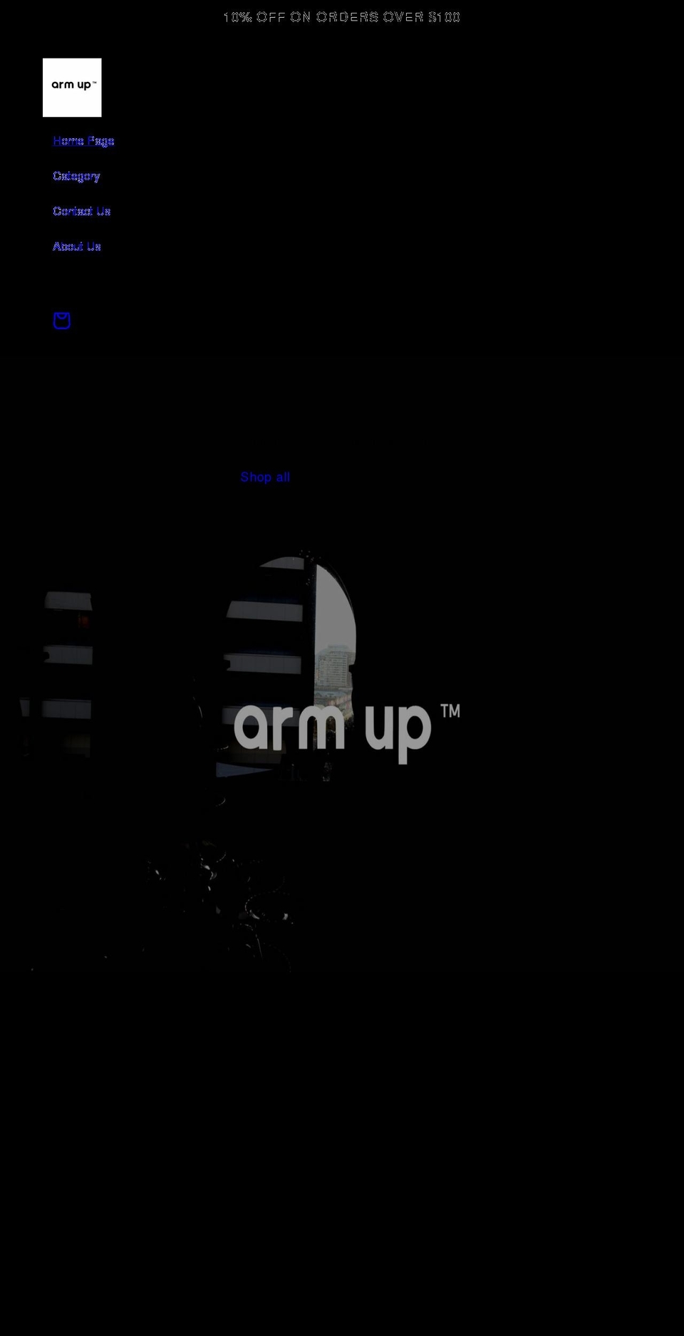 armup.co shopify website screenshot
