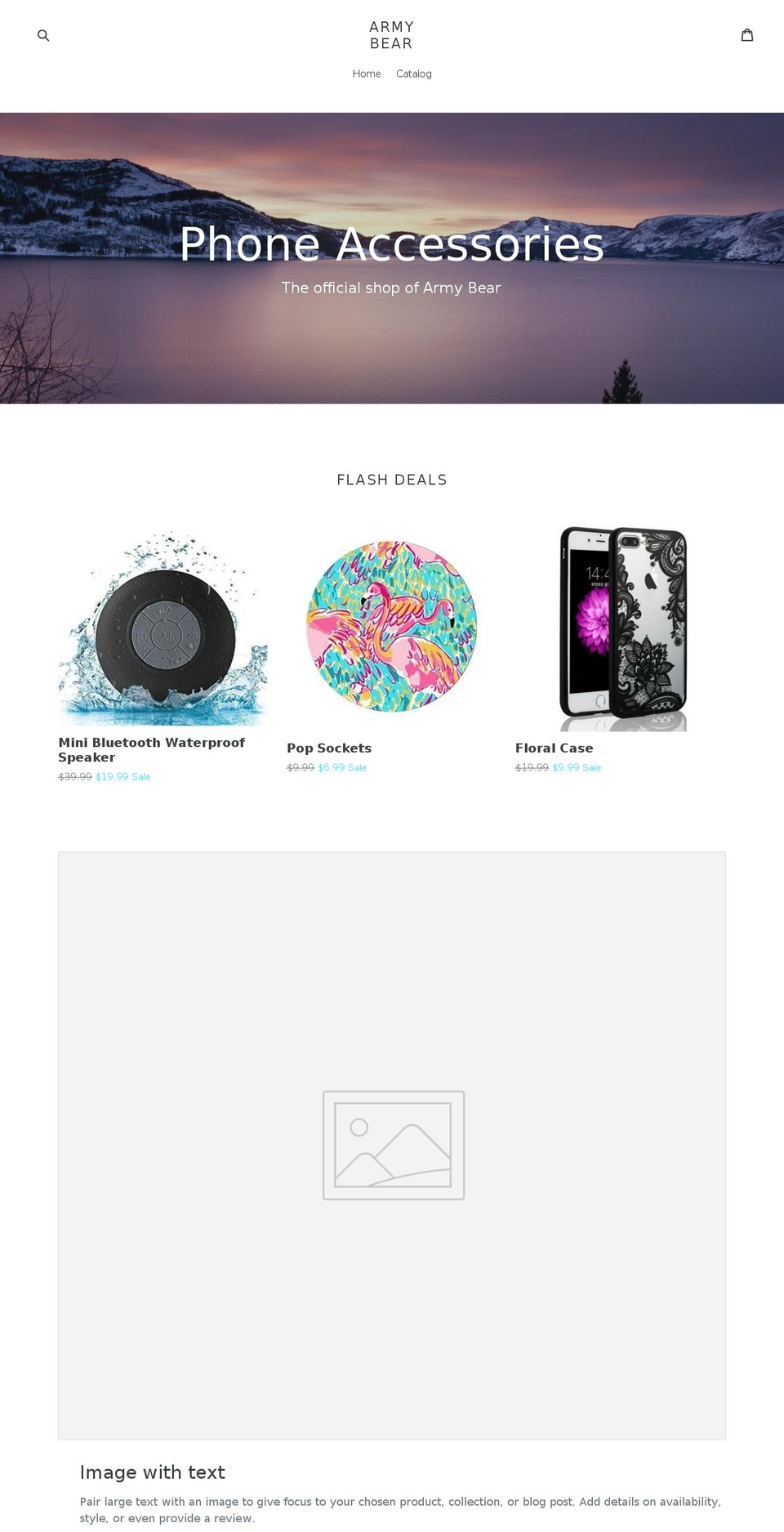 armybear.com — Shopify storefront screenshot
