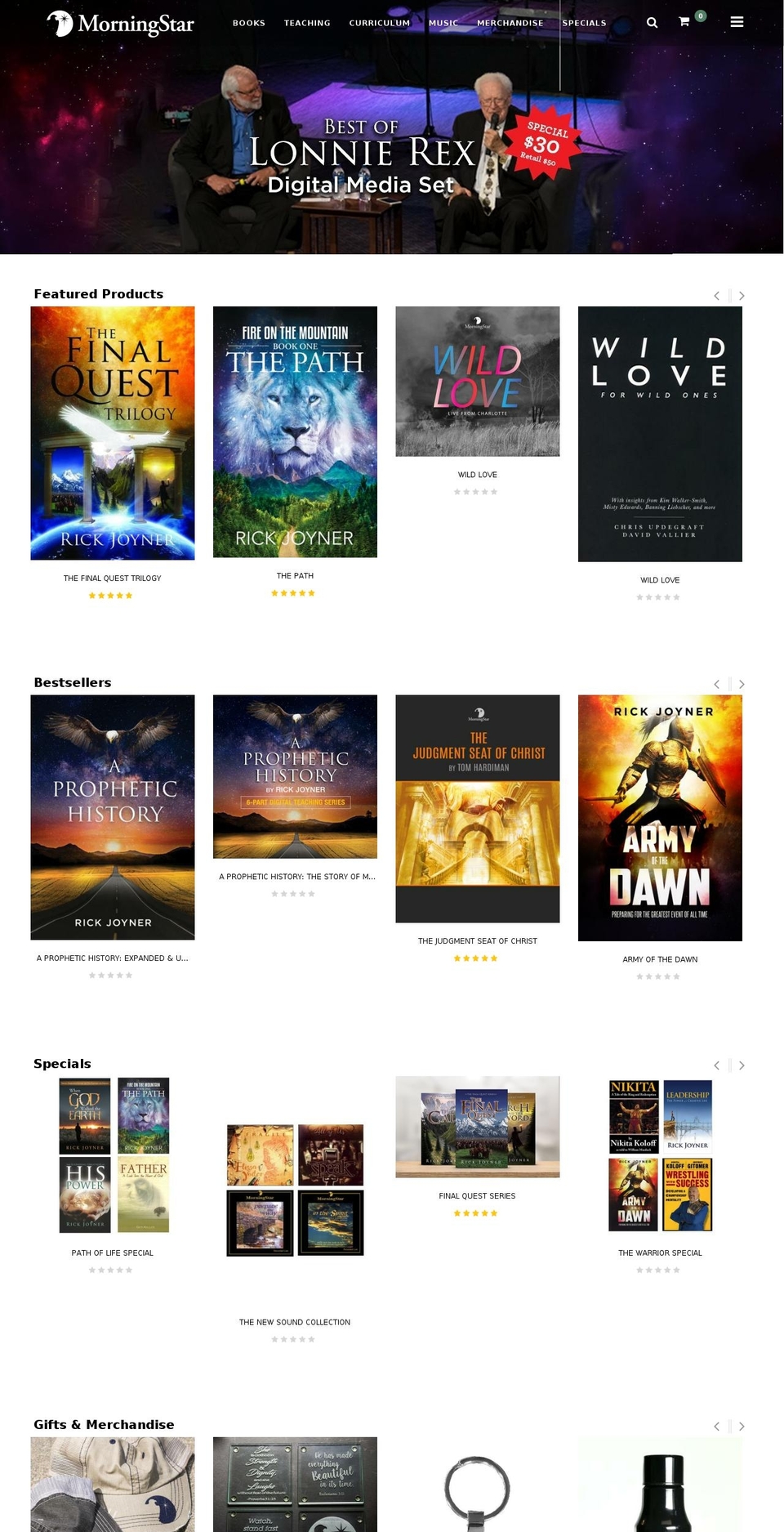 armyofthedawn.com — Shopify storefront screenshot