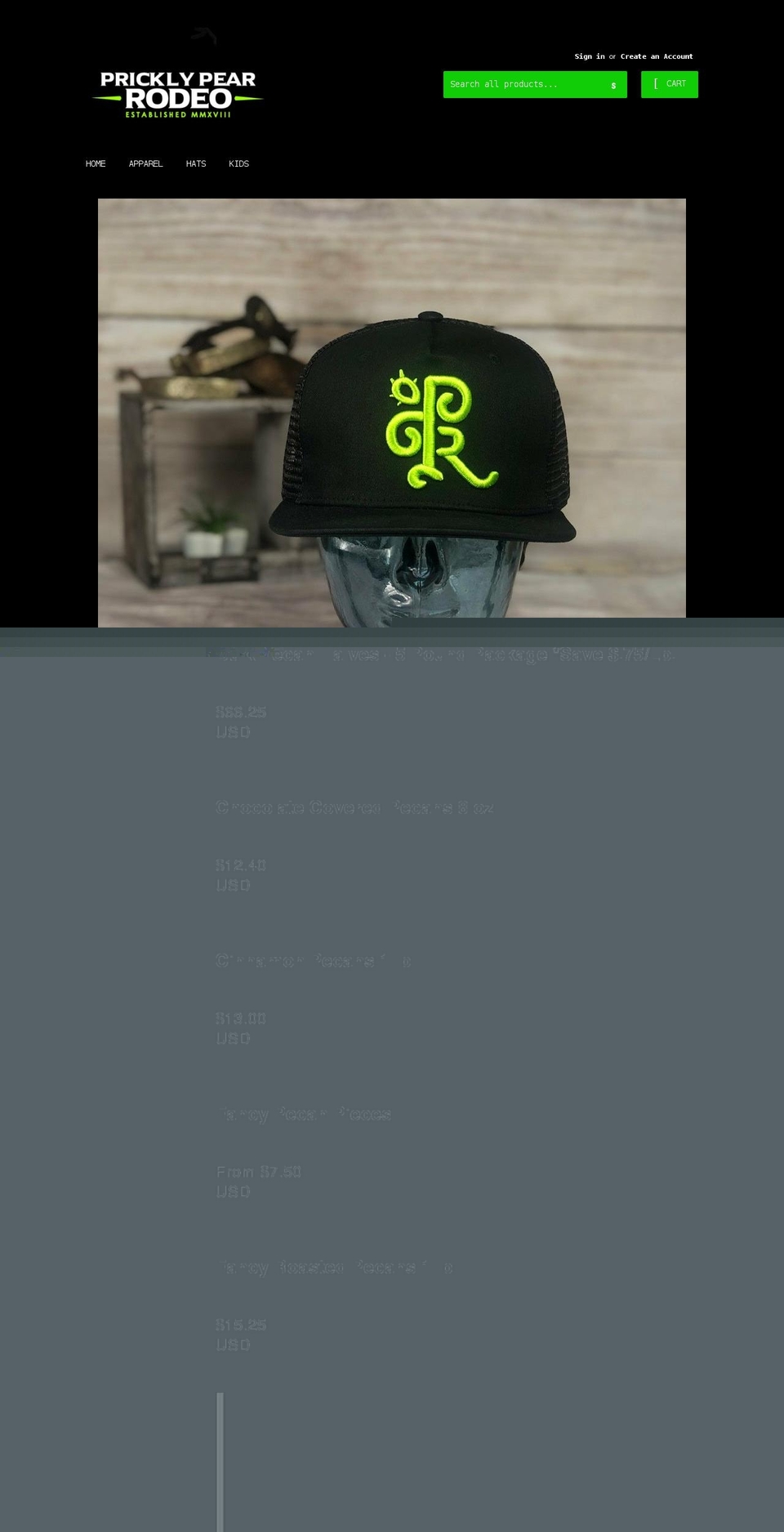 arnoldpecancompany.com shopify website screenshot
