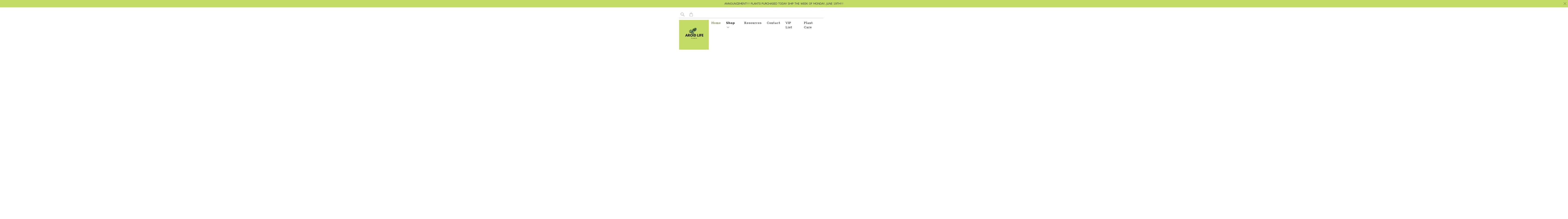 aroidlife.com shopify website screenshot