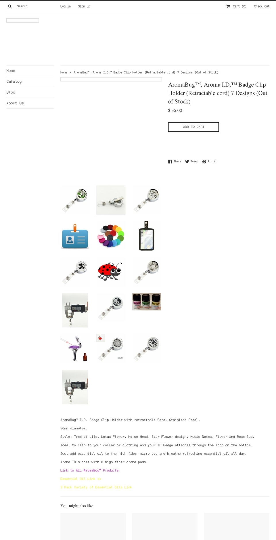 aroma-id.com — Shopify storefront screenshot