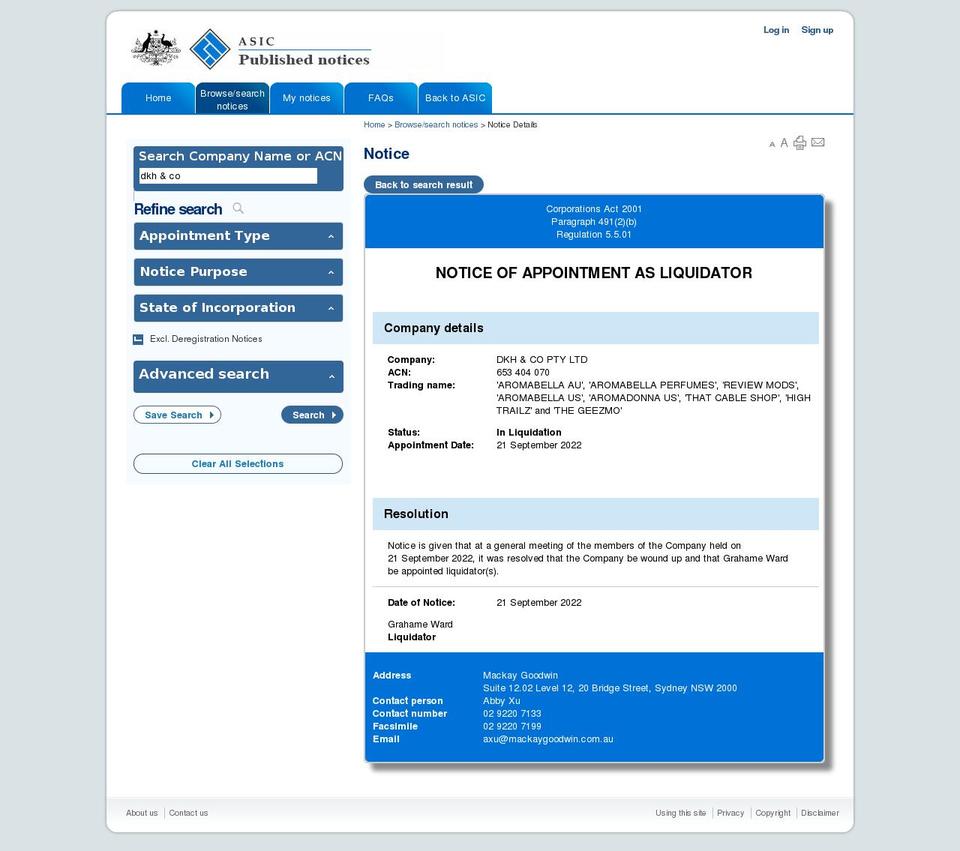 aromabella.net shopify website screenshot