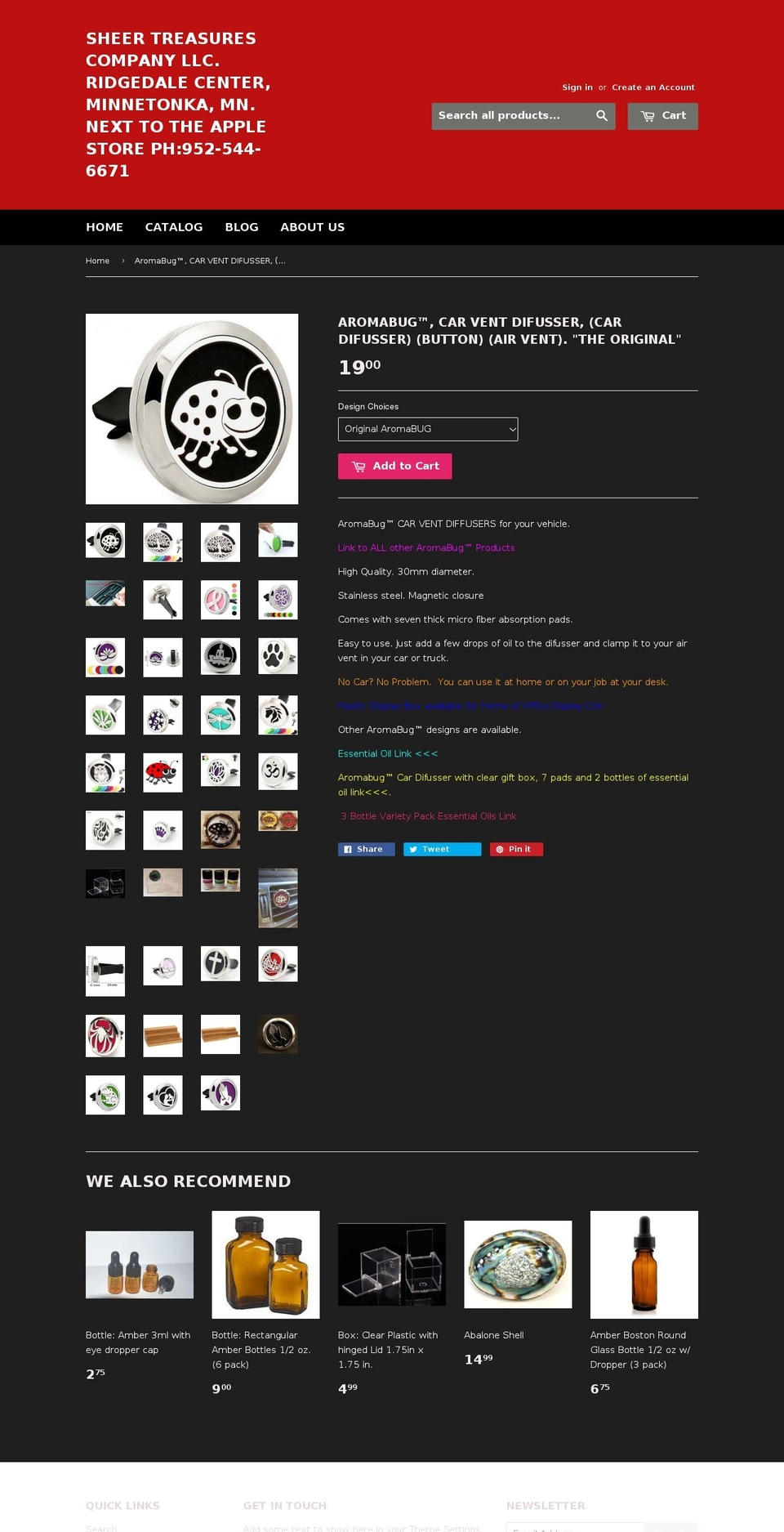 aromabug.com — Shopify storefront screenshot