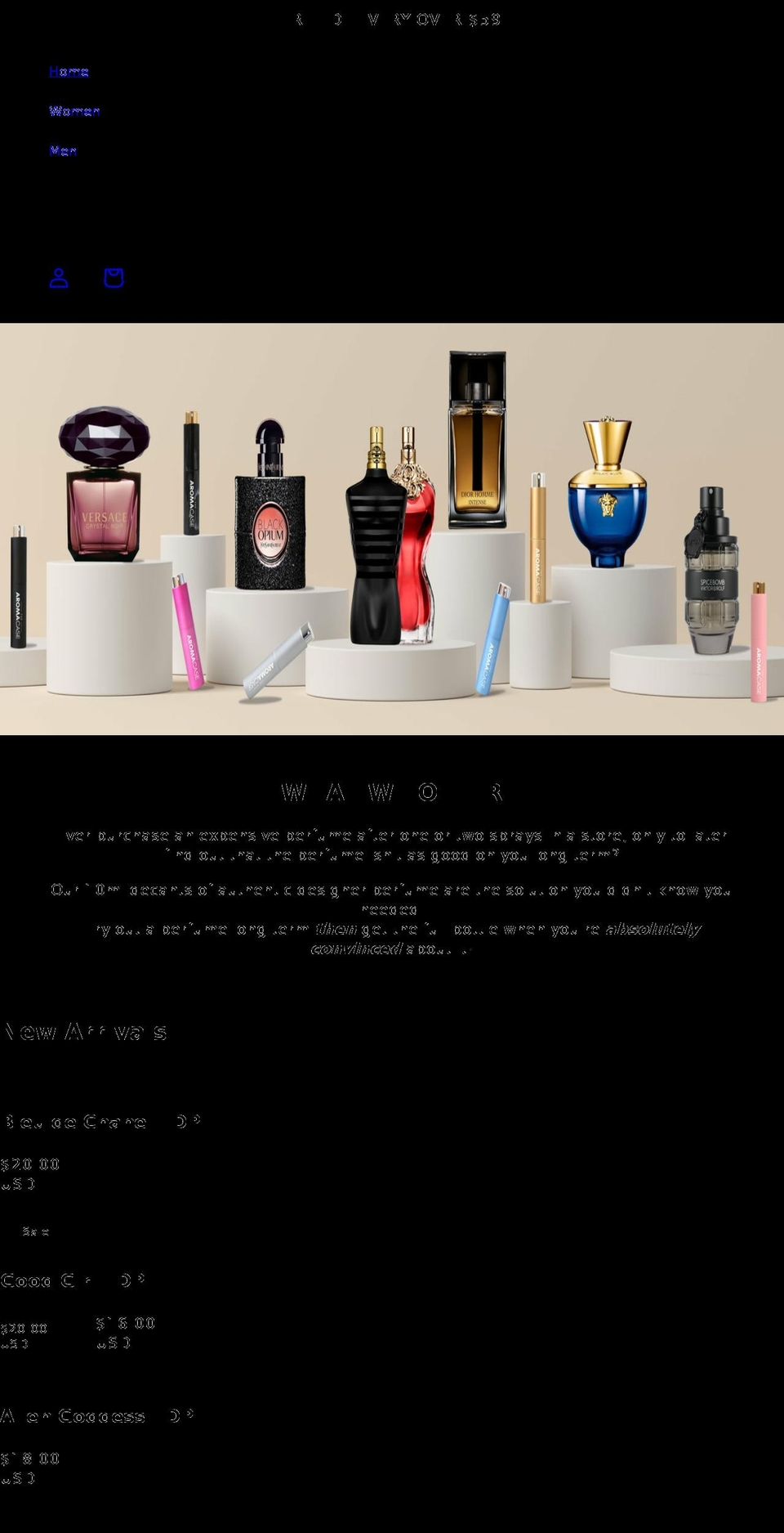aromacase.com shopify website screenshot