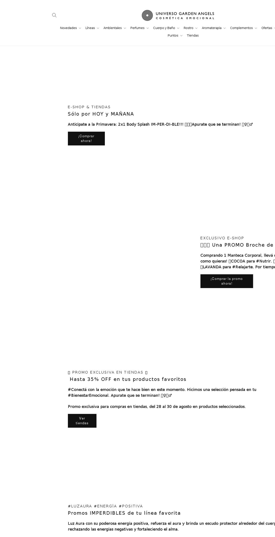 aromacolorterapia.net shopify website screenshot