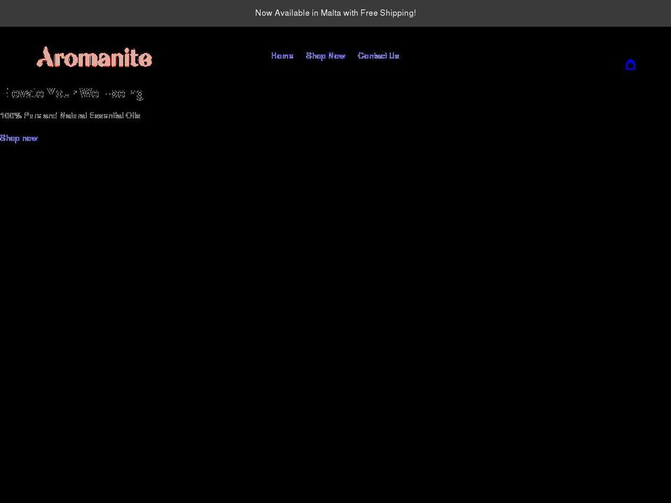 aromanite.com shopify website screenshot