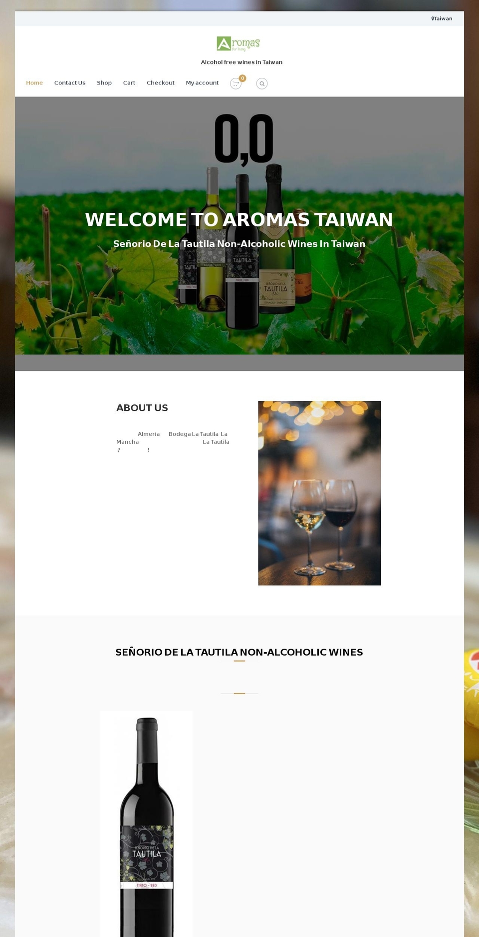 aromasforliving.com — Shopify storefront screenshot
