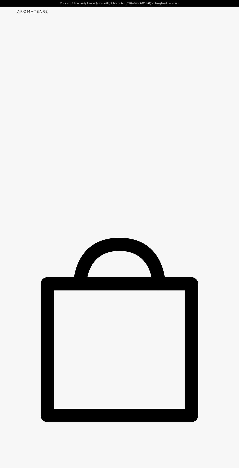 aromatears.com shopify website screenshot