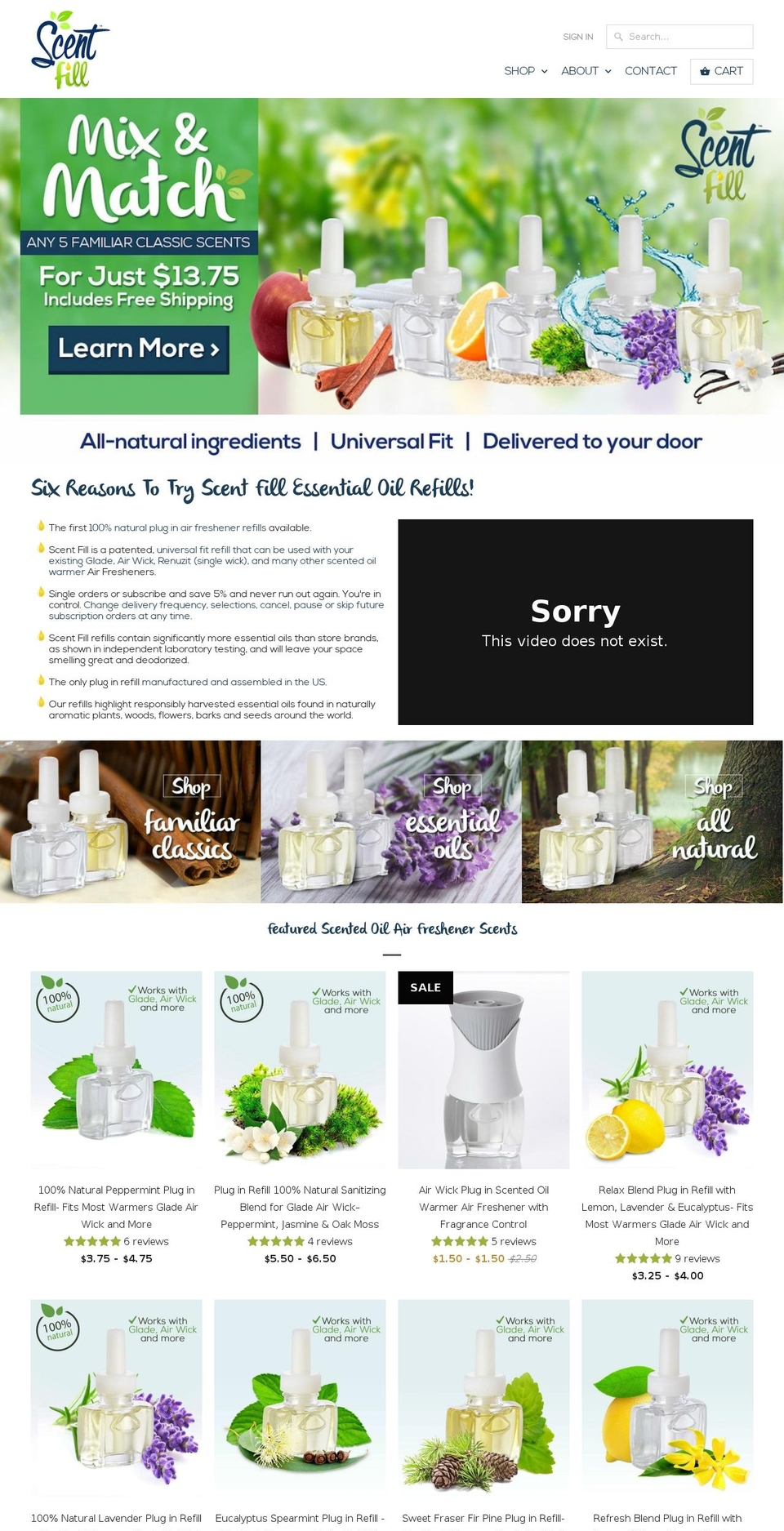 aromavalue.com shopify website screenshot