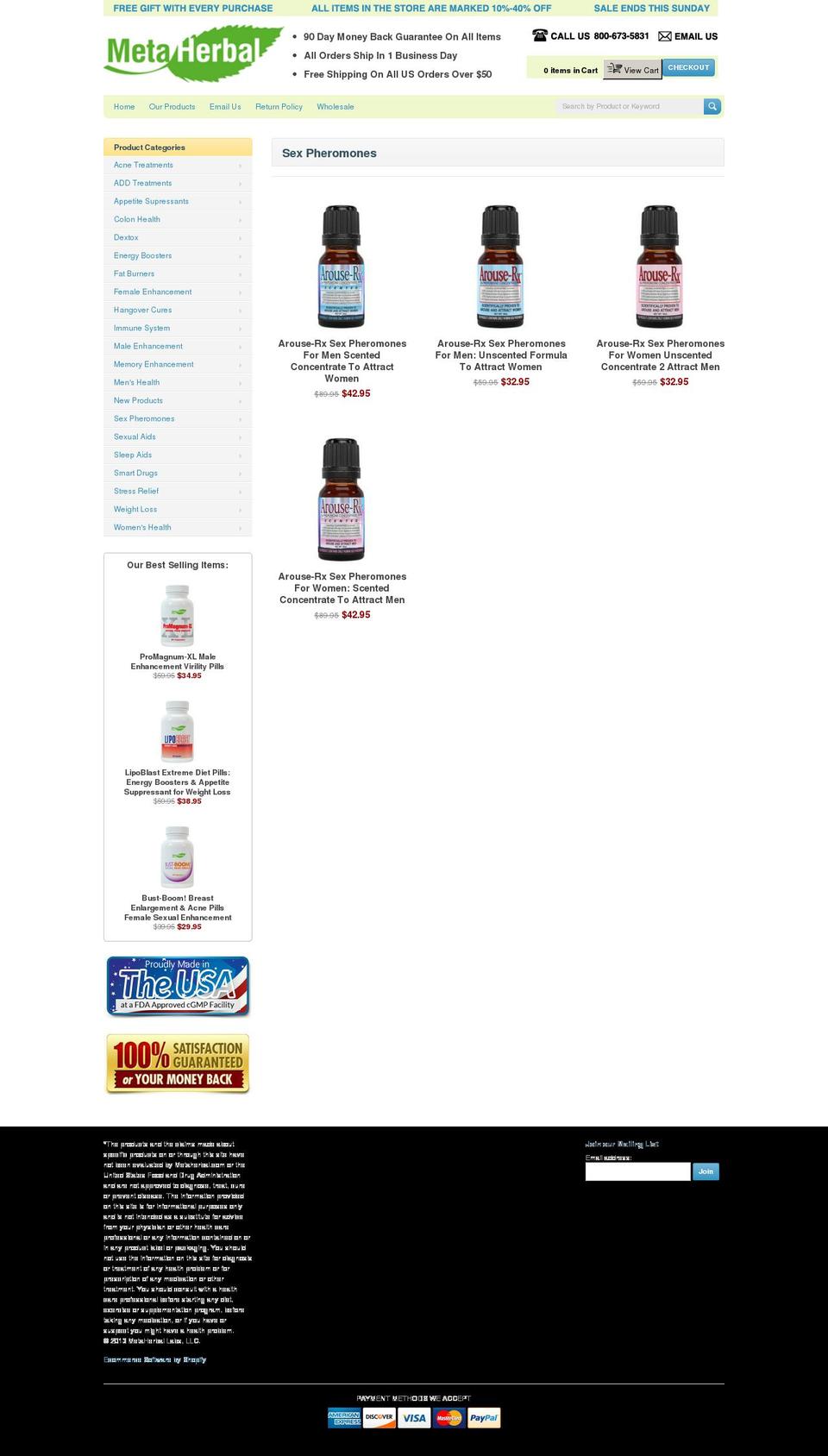 Megatronic - sineLABS Header Build Shopify theme site example arouserx.com