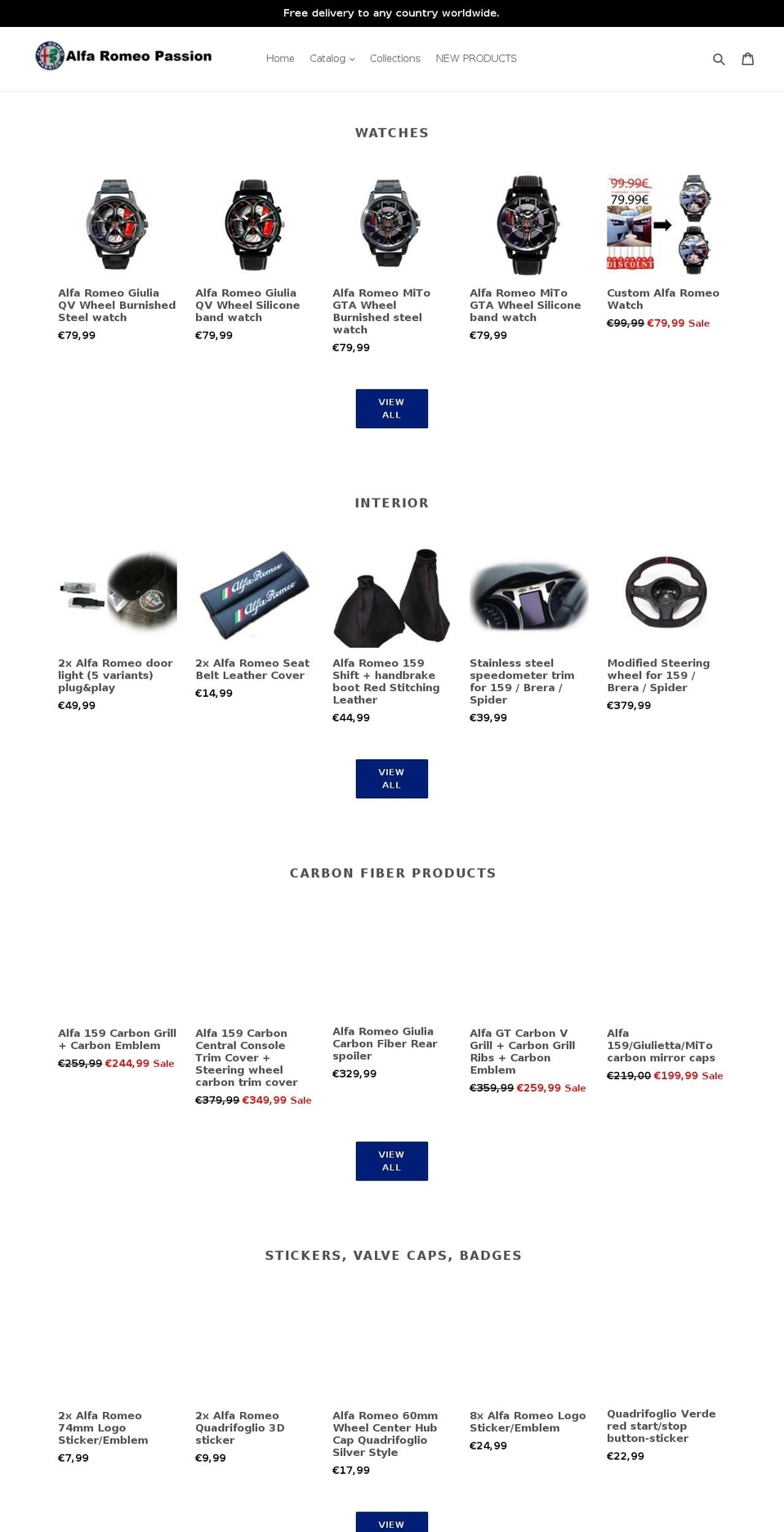 arpassion.com — Shopify storefront screenshot