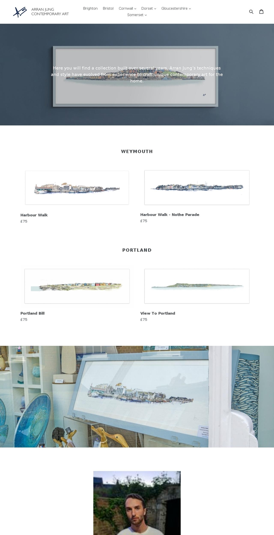 arranjung.com — Shopify storefront screenshot