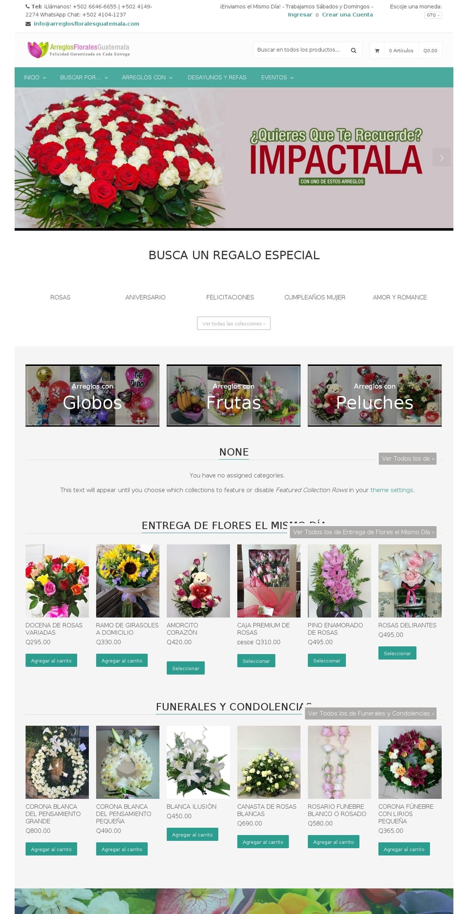 qrack-v1-5-1 Shopify theme site example arreglosfloralesgt.com