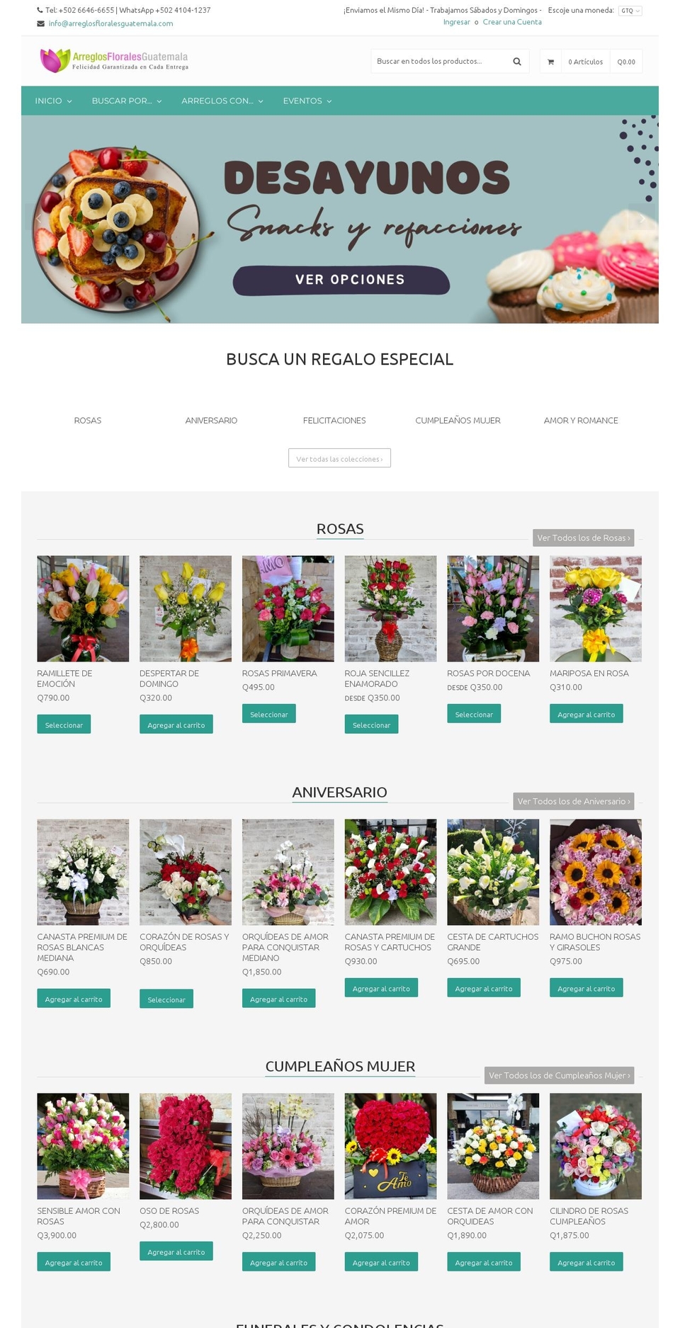 qrack-v1-5-1 Shopify theme site example arreglosfloralesguatemala.myshopify.com