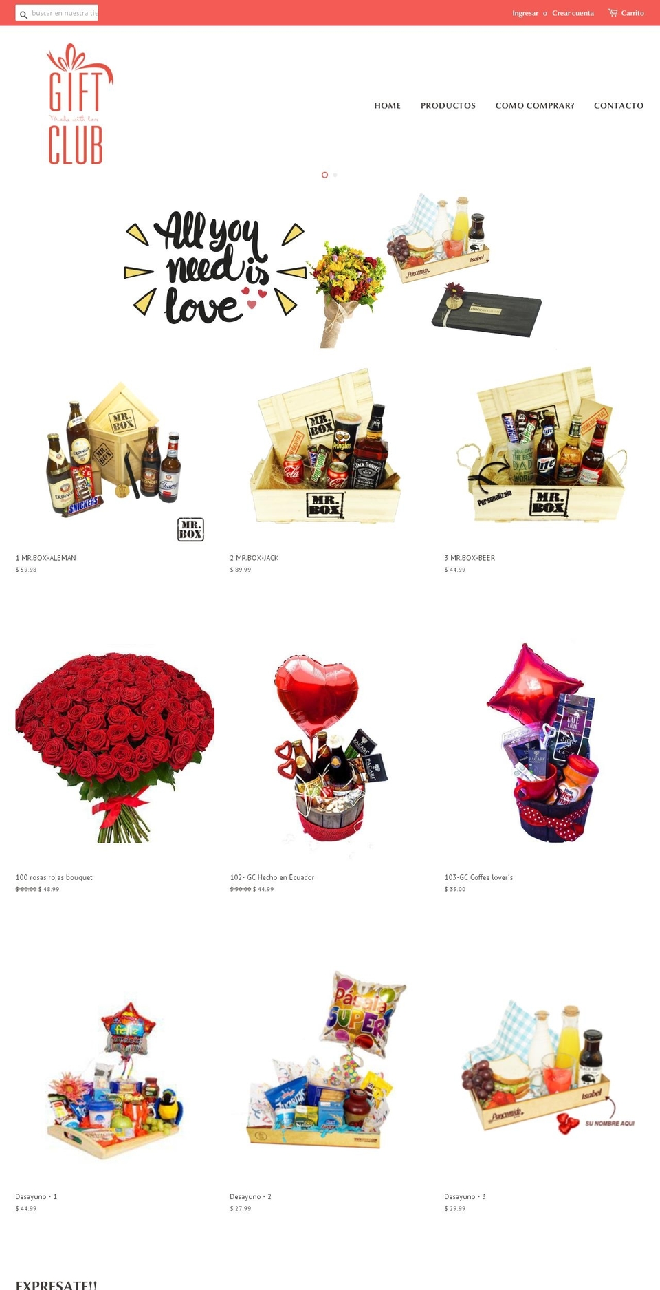 arreglosfrutalesquito.net shopify website screenshot